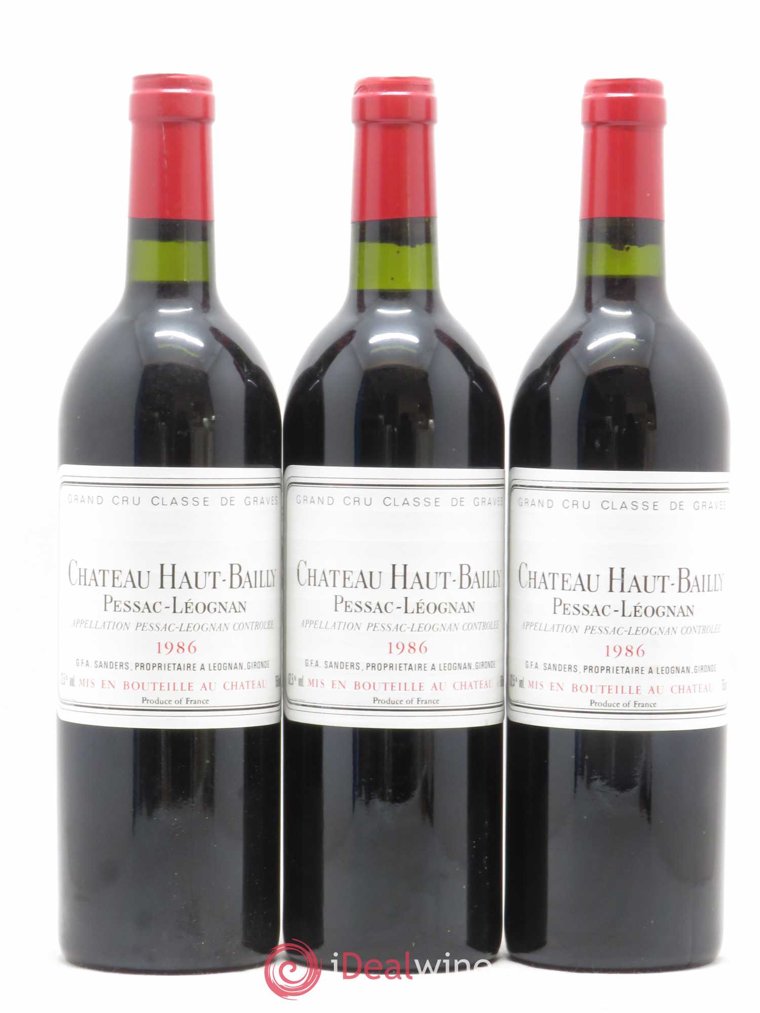 Château Haut-Bailly Cru Classé de Graves 1986 - Lot de 6 bouteilles - 2