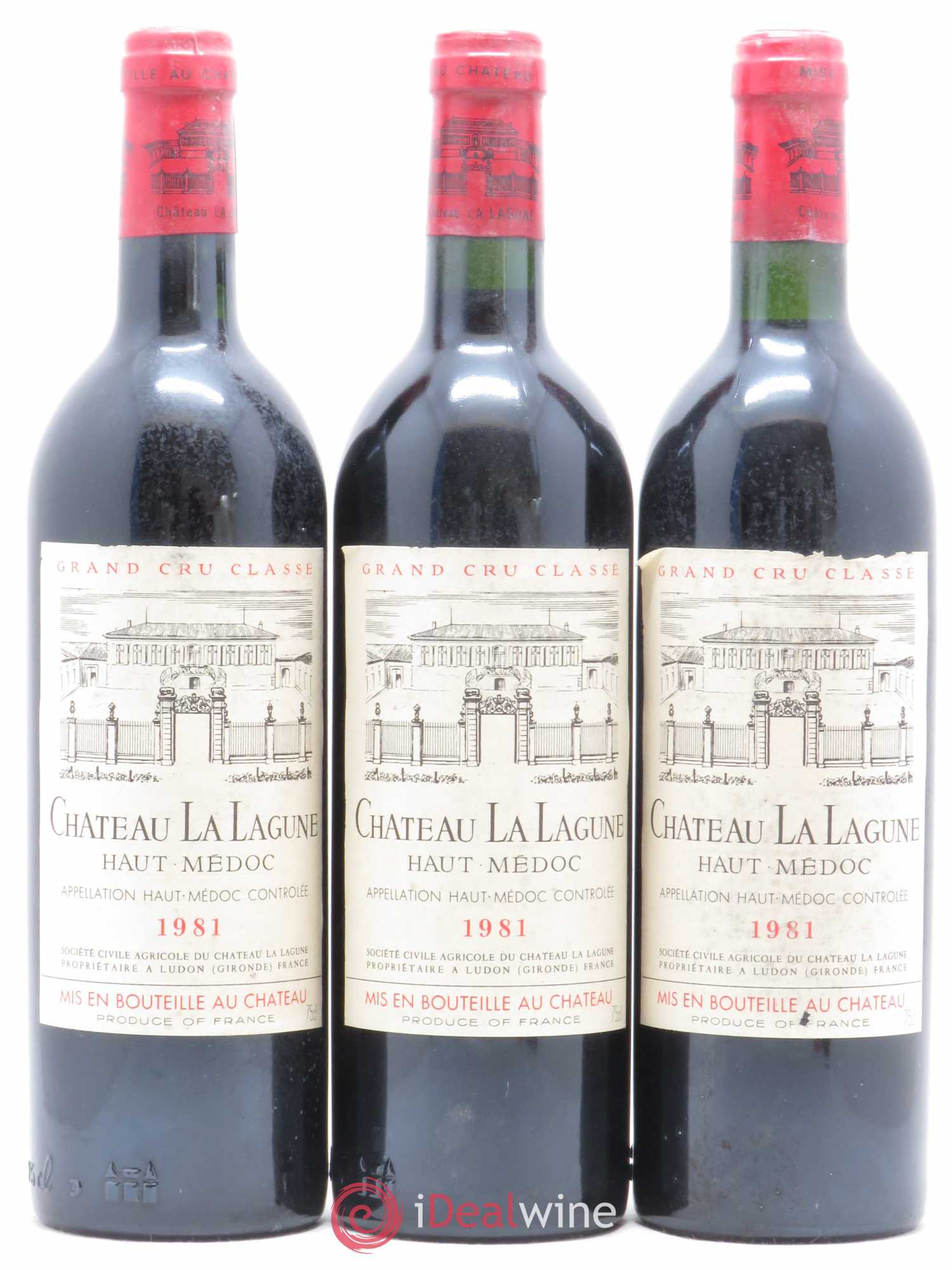 Château la Lagune 3ème Grand Cru Classé 1981 - Lot de 11 bouteilles - 2