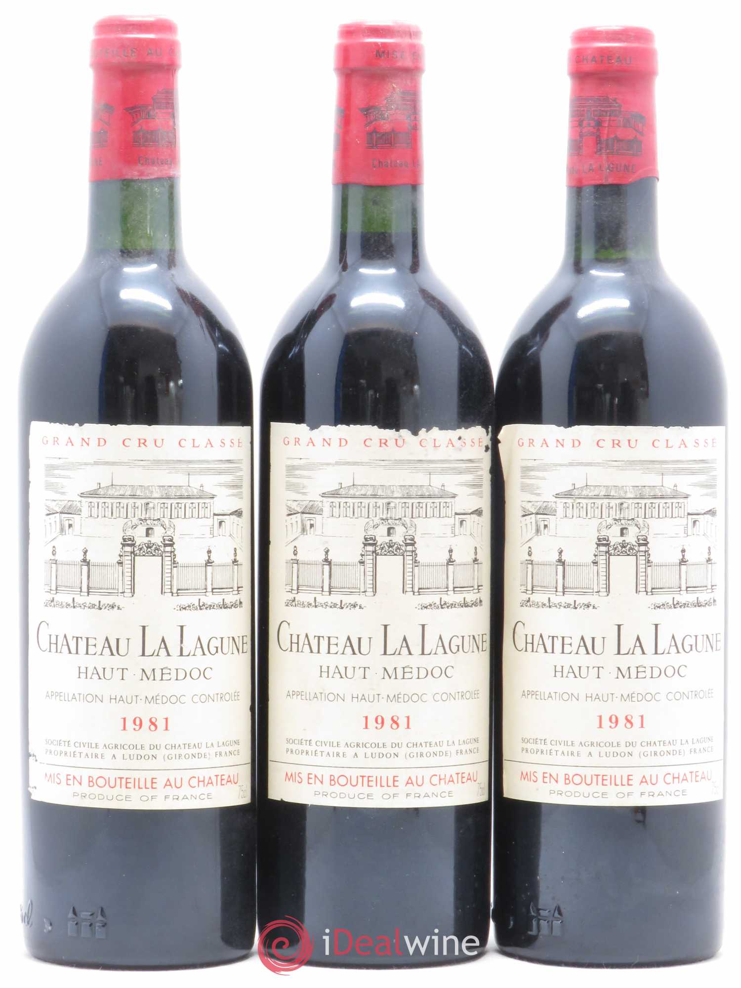 Château la Lagune 3ème Grand Cru Classé 1981 - Lot de 11 bouteilles - 3