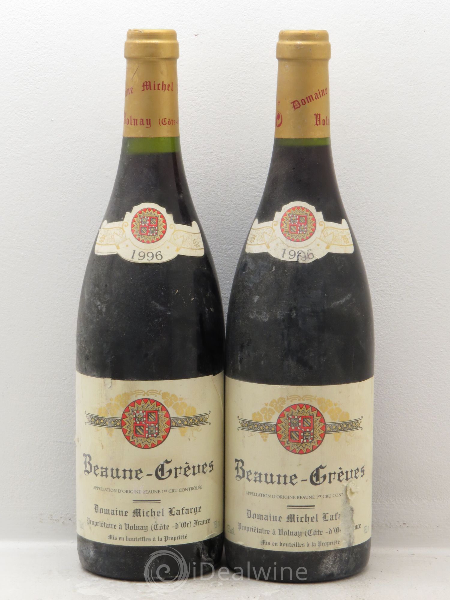 Beaune 1er Cru Grèves Lafarge (Domaine) 1996 - Lot de 2 bouteilles - 0