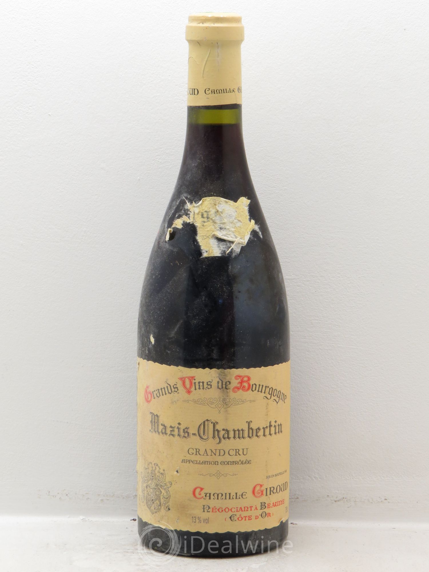 Mazis-Chambertin Grand Cru Camille Giroud supposé 1996 - Posten von 1 Flasche - 0