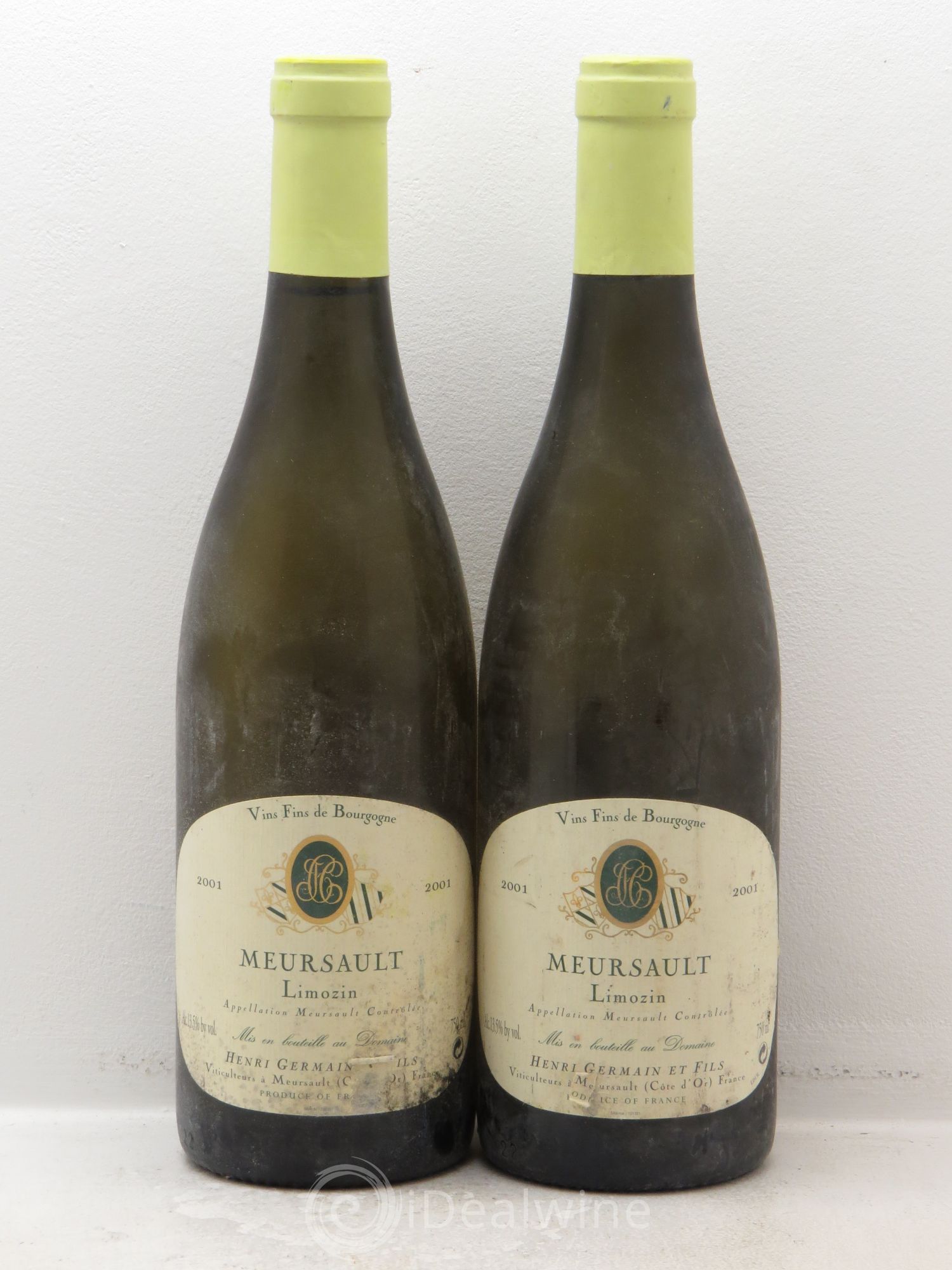 Meursault Limozin Henri Germain 2001 - Posten von 2 Flaschen - 0