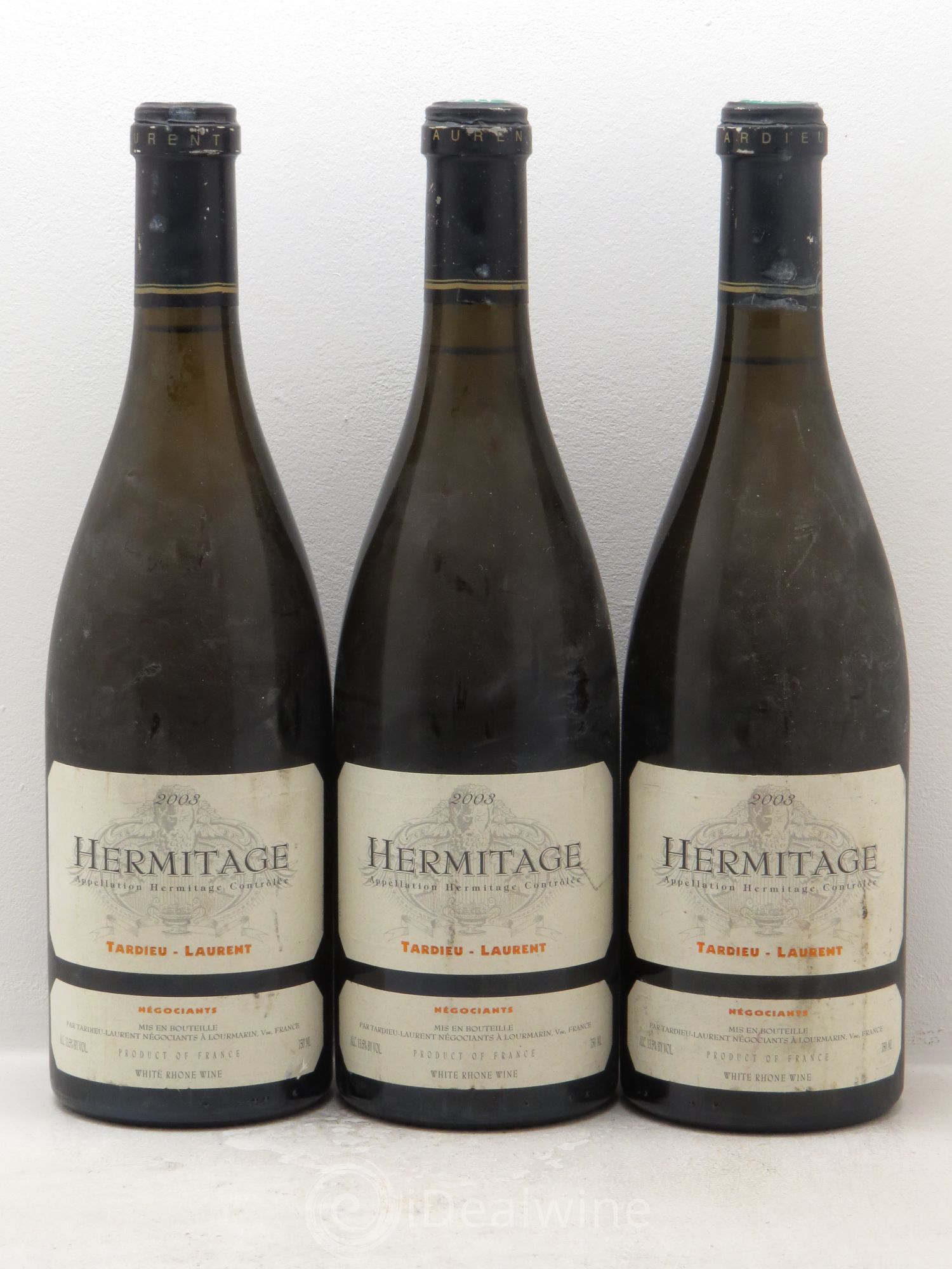 Hermitage Tardieu-Laurent Famille Tardieu 2003 - Lot de 3 bouteilles - 0