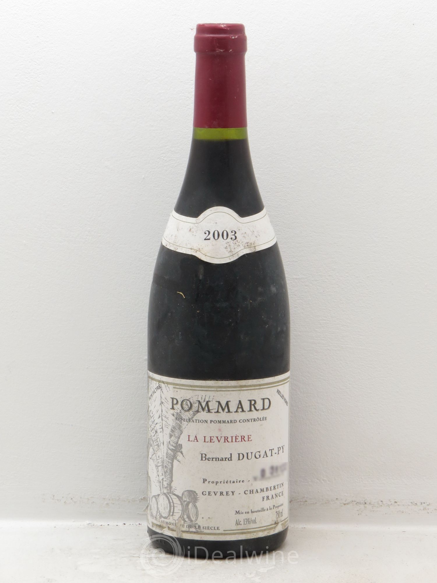 Pommard La Levrière Dugat-Py Vieilles vignes 2003 - Lot de 1 bouteille - 0