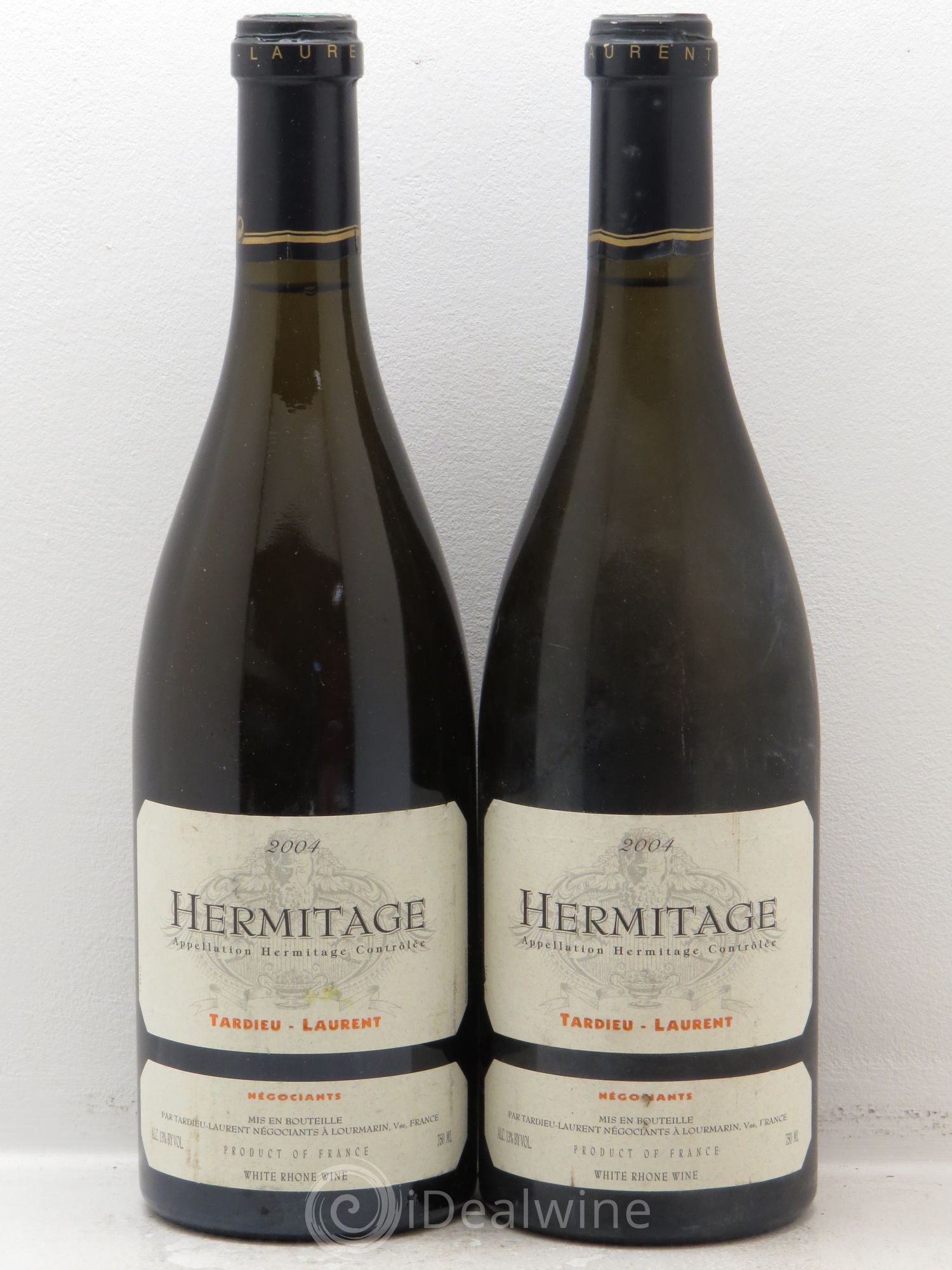 Hermitage Tardieu-Laurent Famille Tardieu 2004 - Lot de 2 bouteilles - 0