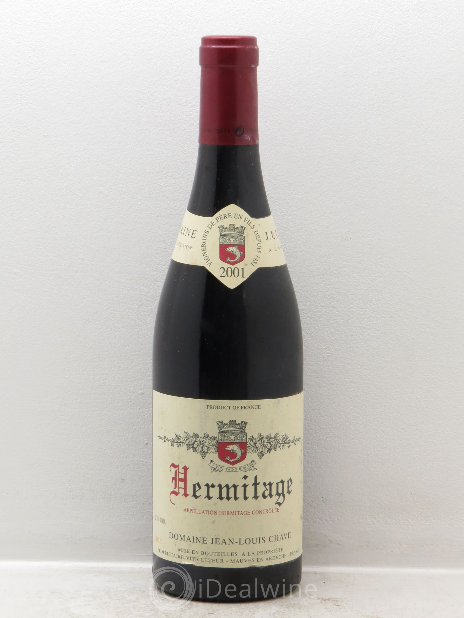 Hermitage Jean-Louis Chave 2001 - Lot de 1 bouteille - 0