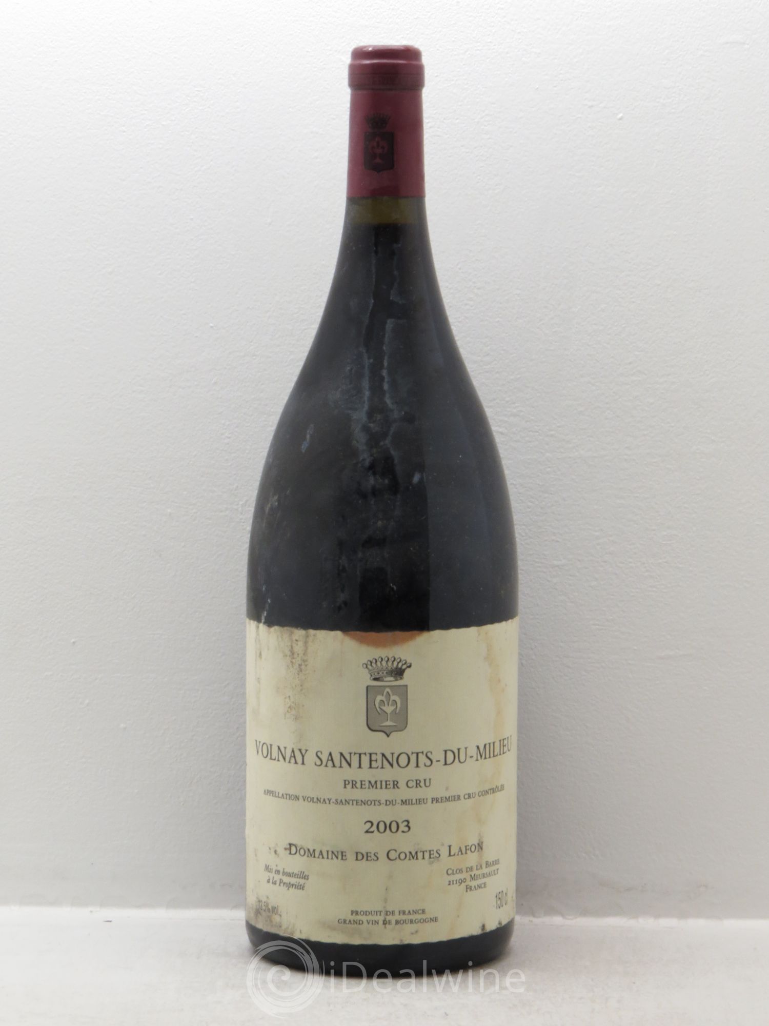 Volnay 1er Cru Santenots du Milieu Comtes Lafon (Domaine des) 2003 - Lot de 1 magnum - 0