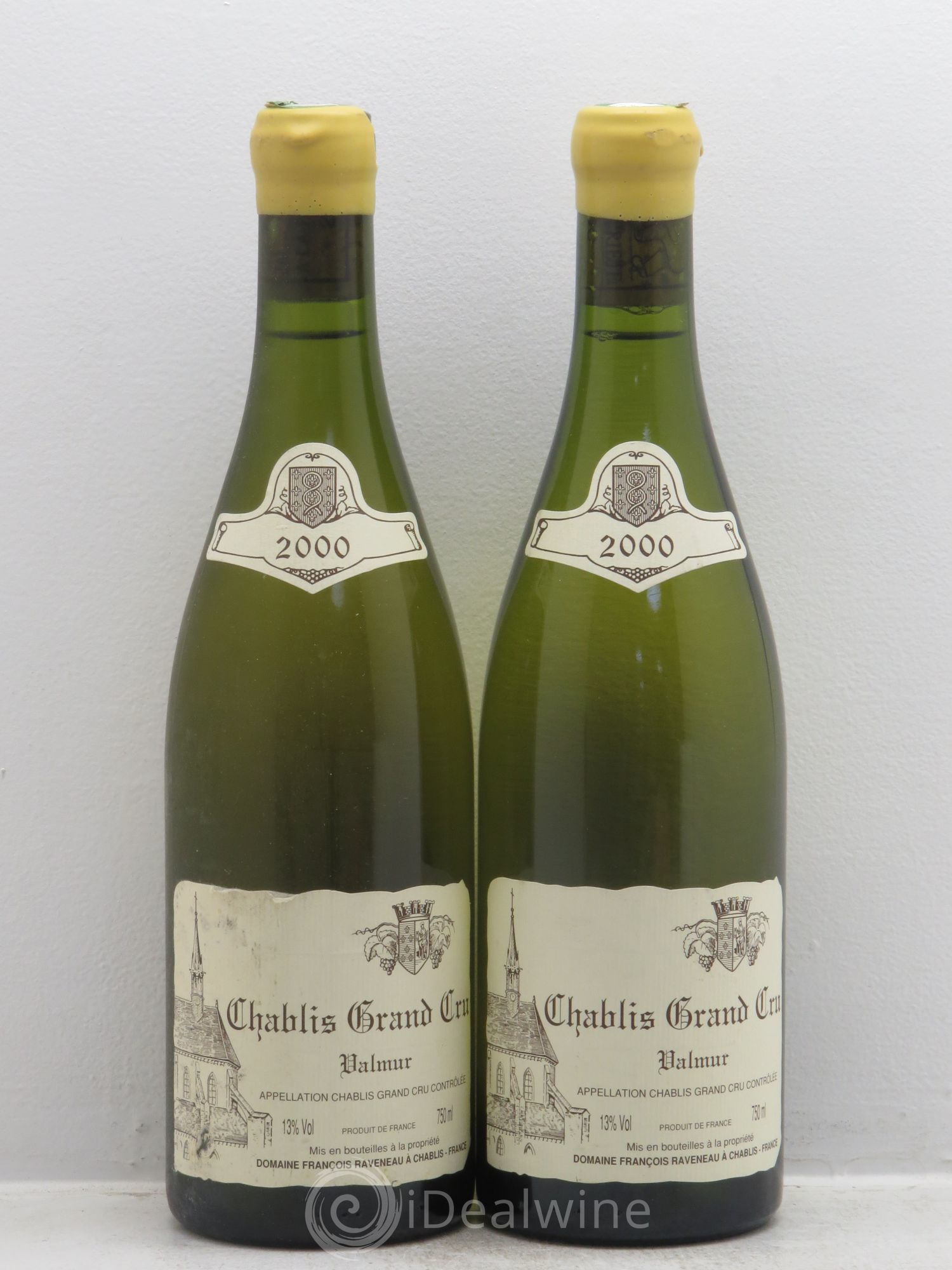 Chablis Grand Cru Valmur Raveneau (Domaine) 2000 - Lot de 2 bouteilles - 0