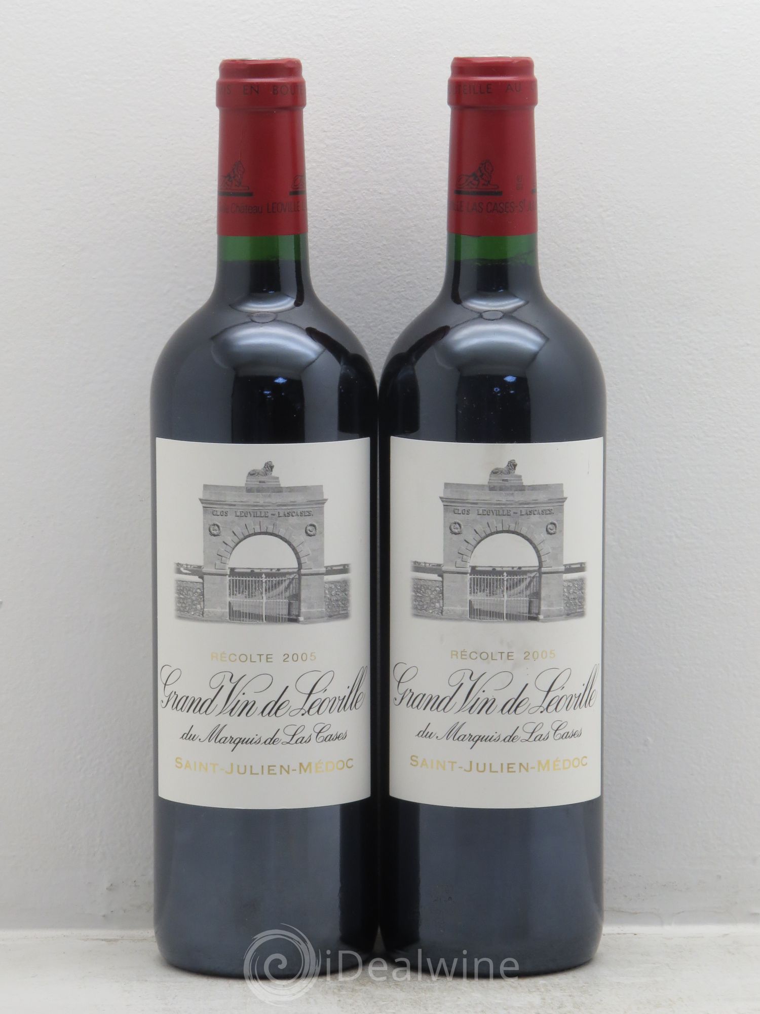 Château Léoville Las Cases 2ème Grand Cru Classé 2005 - Lot de 2 bouteilles - 0