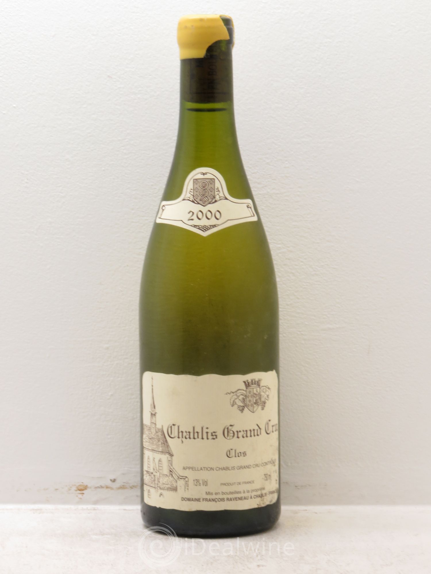 Chablis Grand Cru Clos Raveneau (Domaine) 2000 - Lot de 1 bouteille - 0