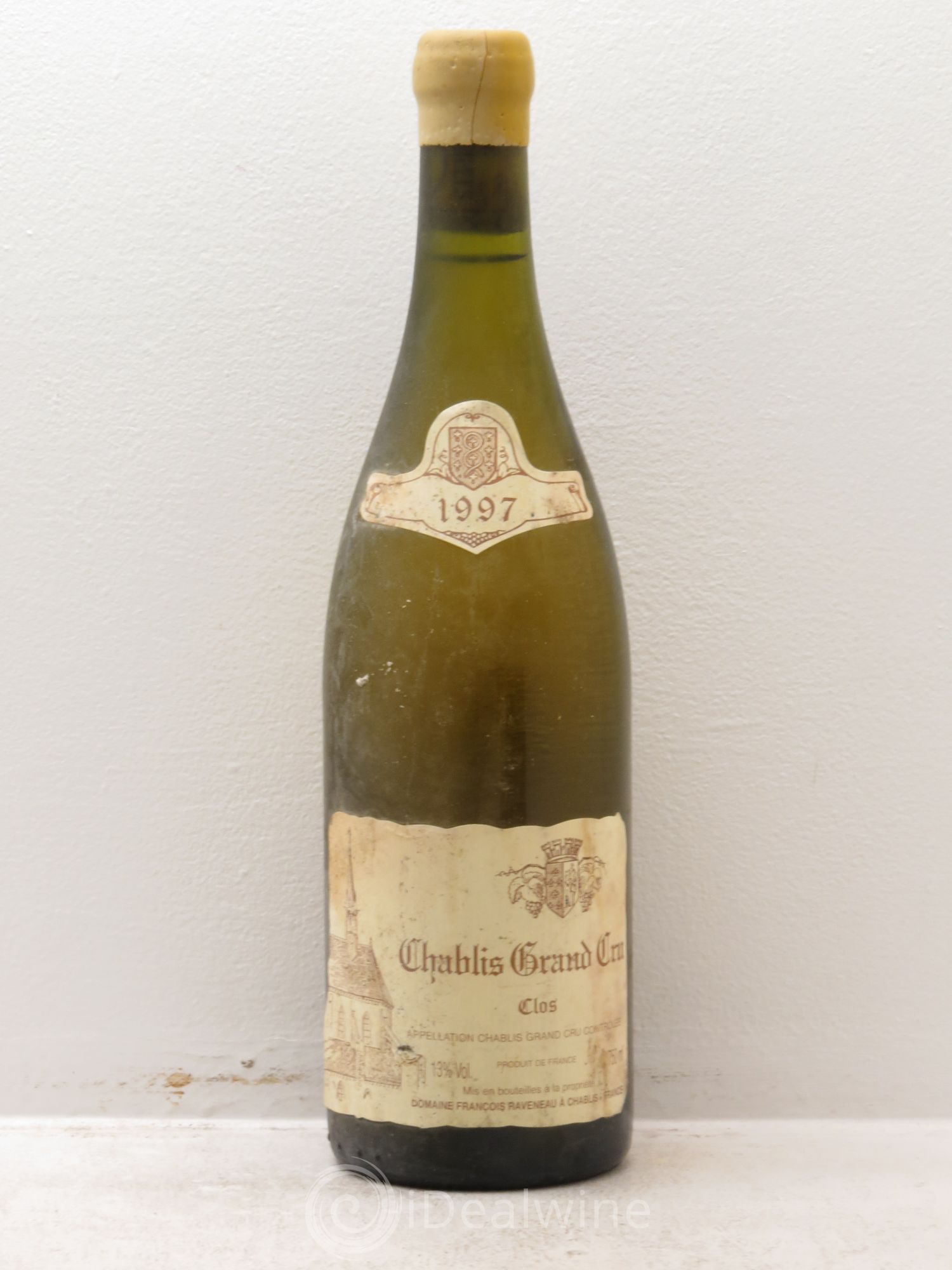 Chablis Grand Cru Clos Raveneau (Domaine) 1997 - Lot de 1 bouteille - 0