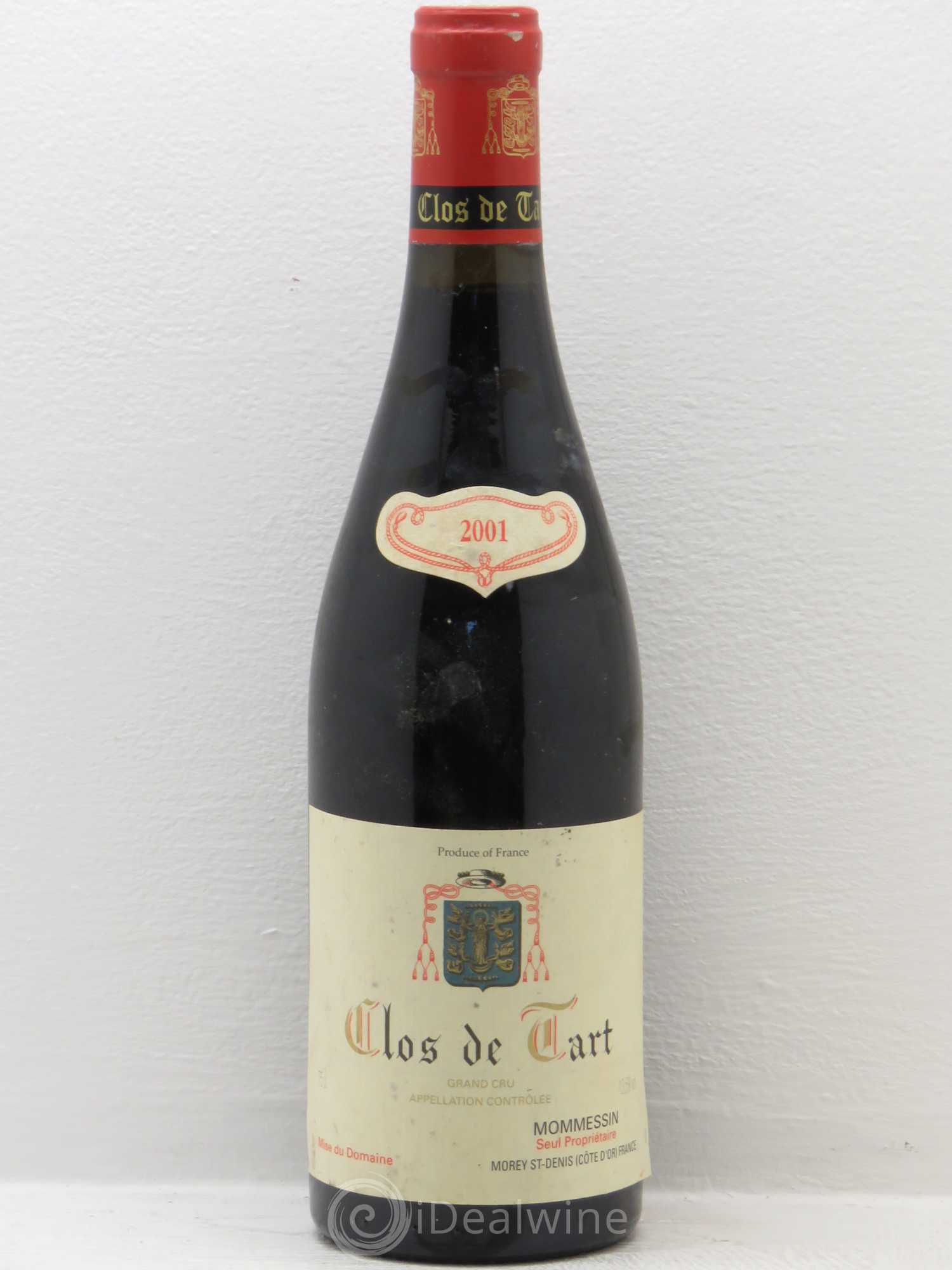 Clos de Tart Grand Cru Clos de Tart 2001 - Lot de 1 bouteille - 0