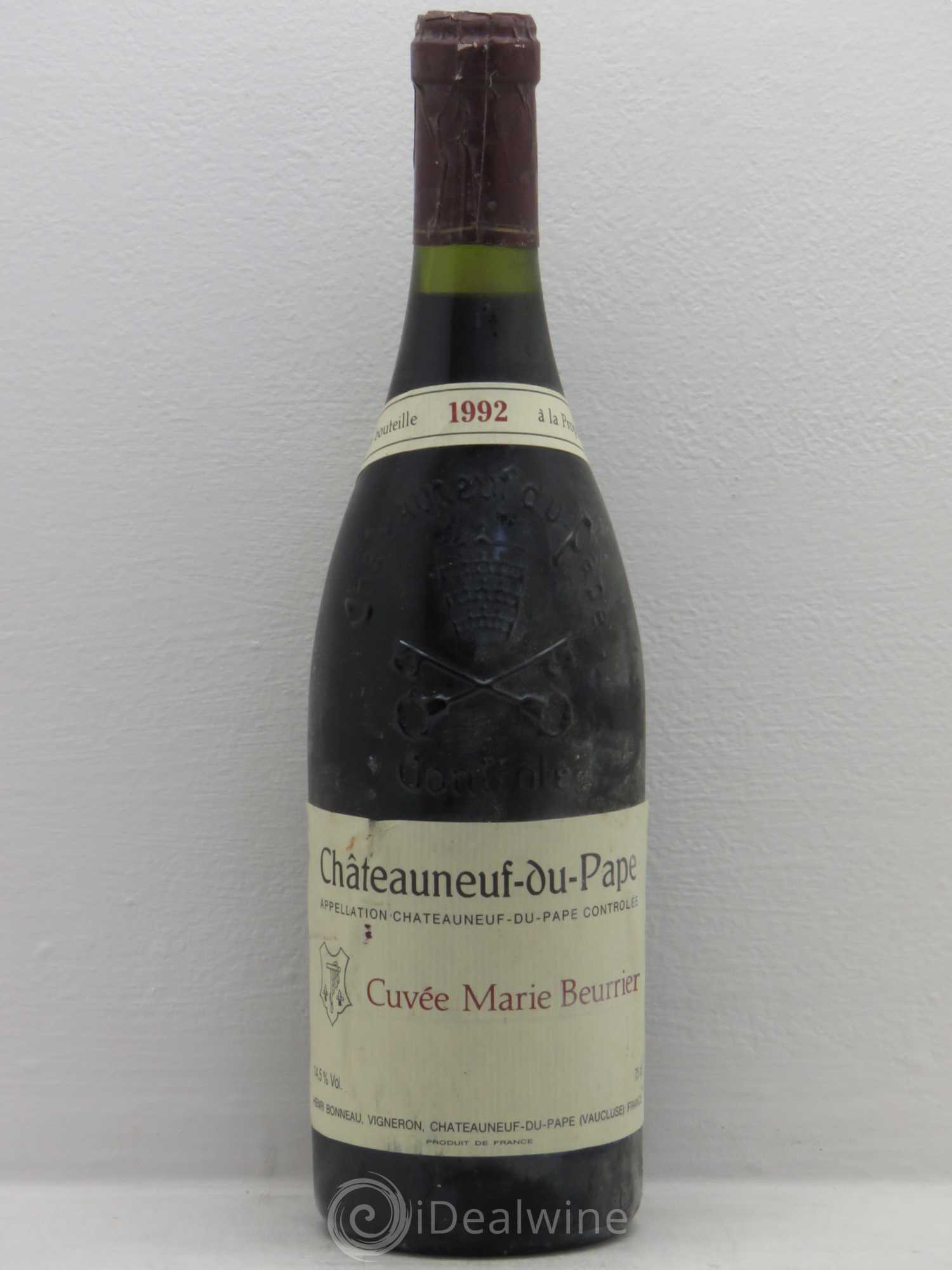 Châteauneuf-du-Pape Marie Beurrier Henri Bonneau & Fils 1992 - Lot de 1 bouteille - 0