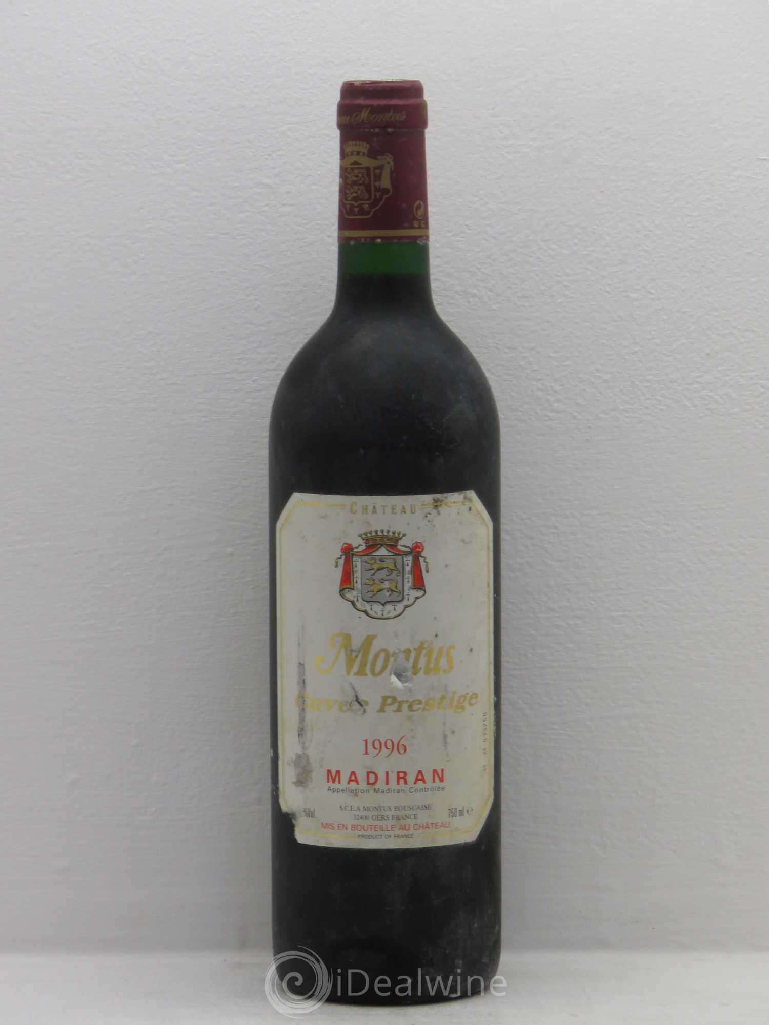 Madiran Château Montus-Prestige Alain Brumont 1996 - Lot de 1 bouteille - 0