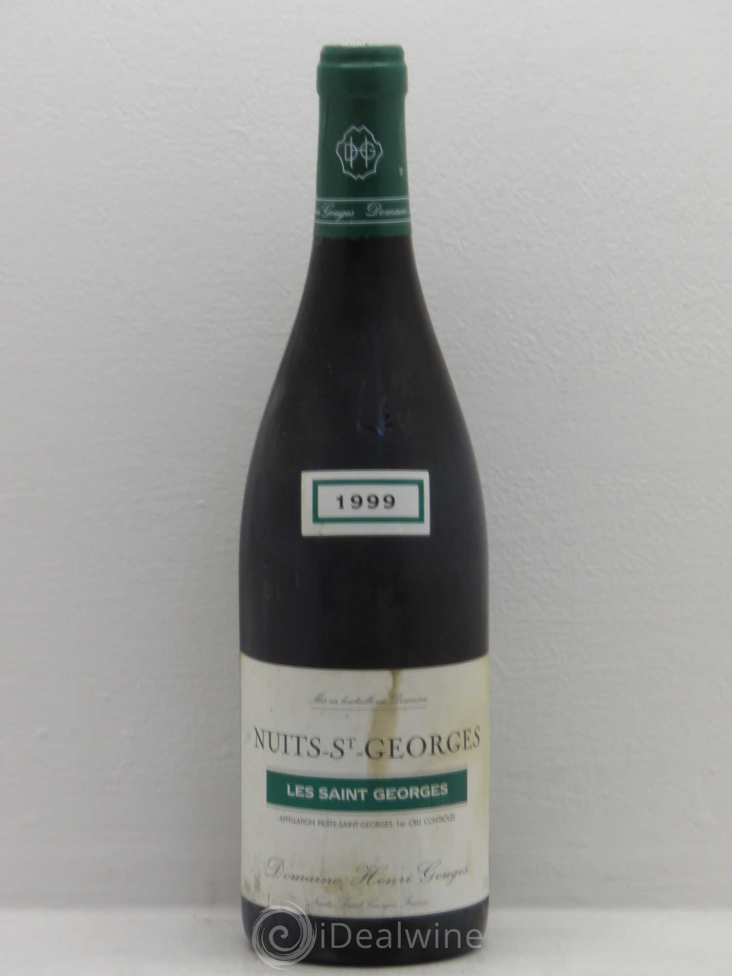 Nuits-Saint-Georges 1er Cru Les Saints Georges Henri Gouges 1999 - Lot de 1 bouteille - 0