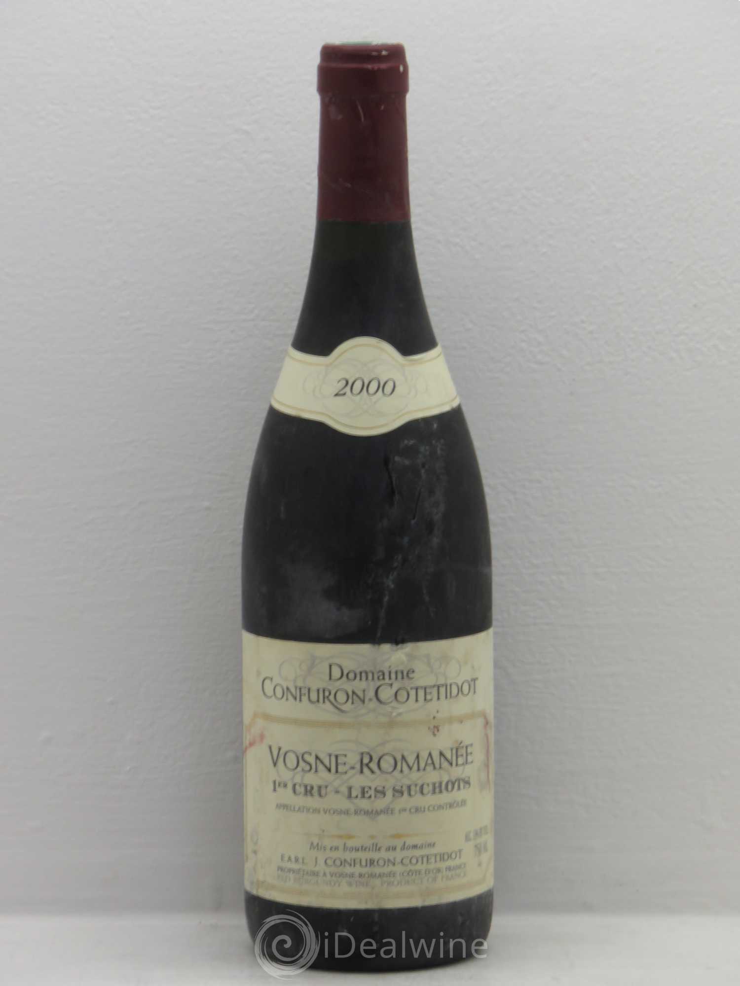 Vosne-Romanée 1er Cru Les Suchots Confuron-Cotetidot 2000 - Lot de 1 bouteille - 0