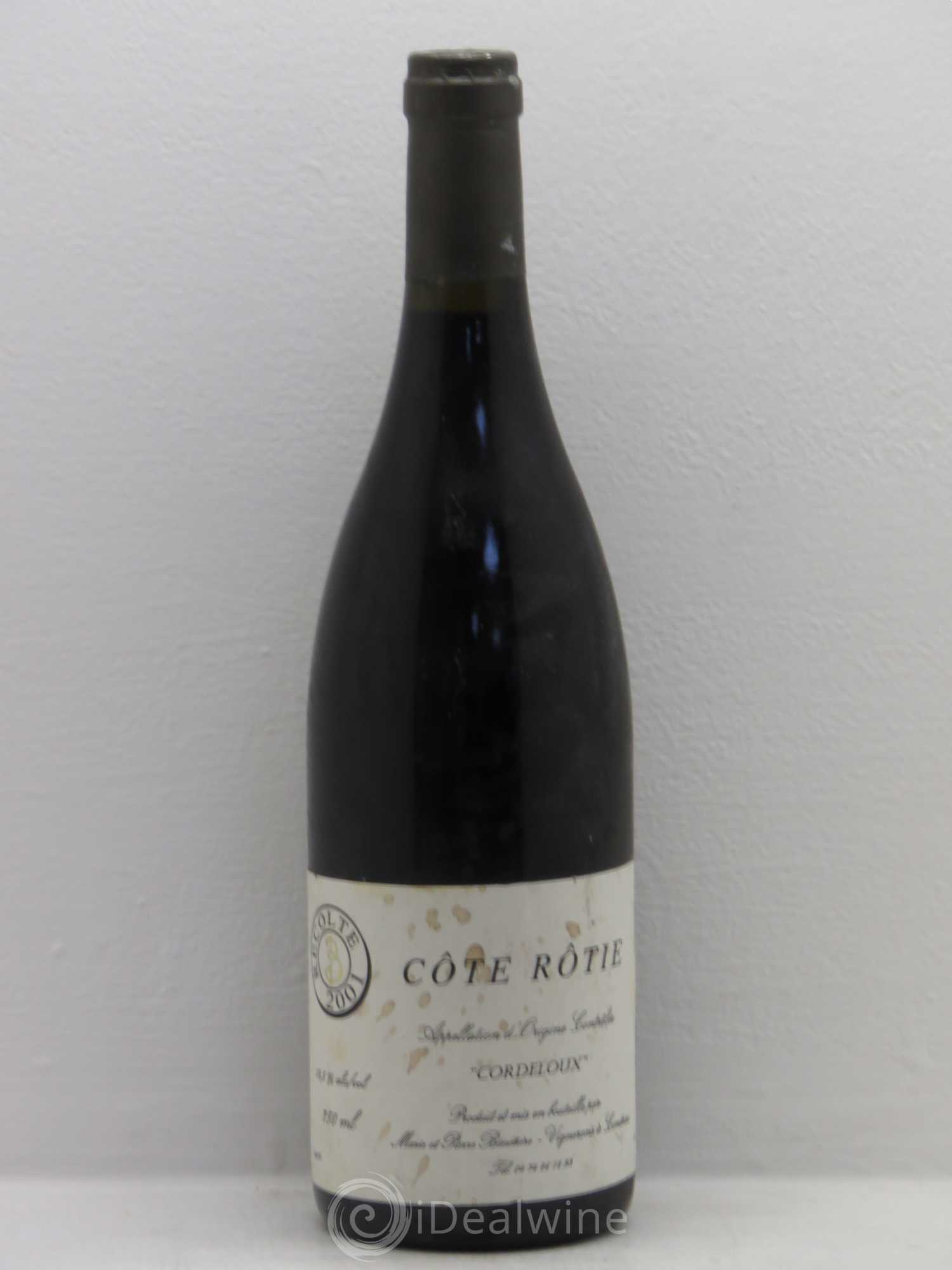 Côte-Rôtie Cordelaux Benetière 2001 - Posten von 1 Flasche - 0