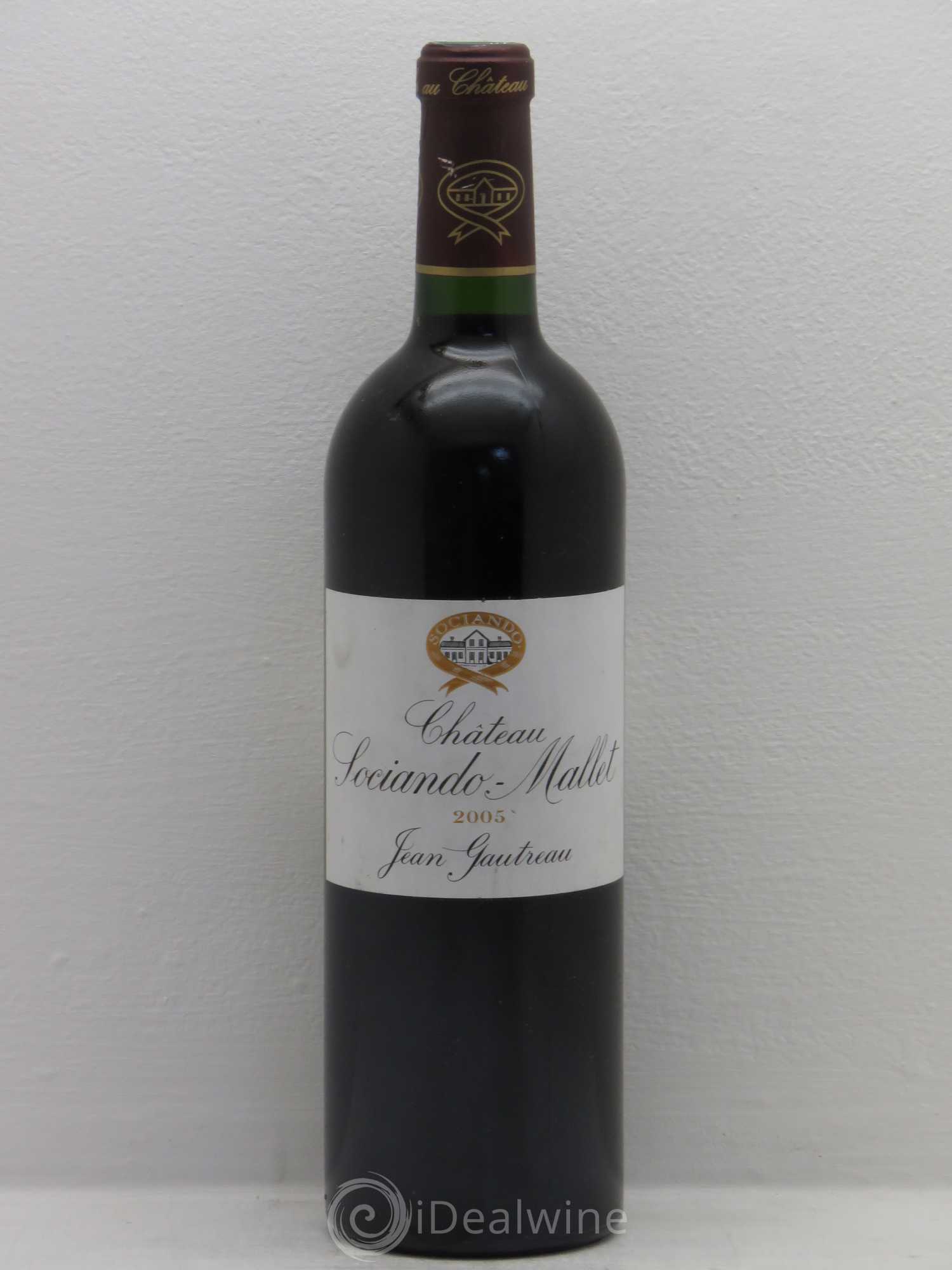 Château Sociando Mallet 2005 - Lot de 1 bouteille - 0