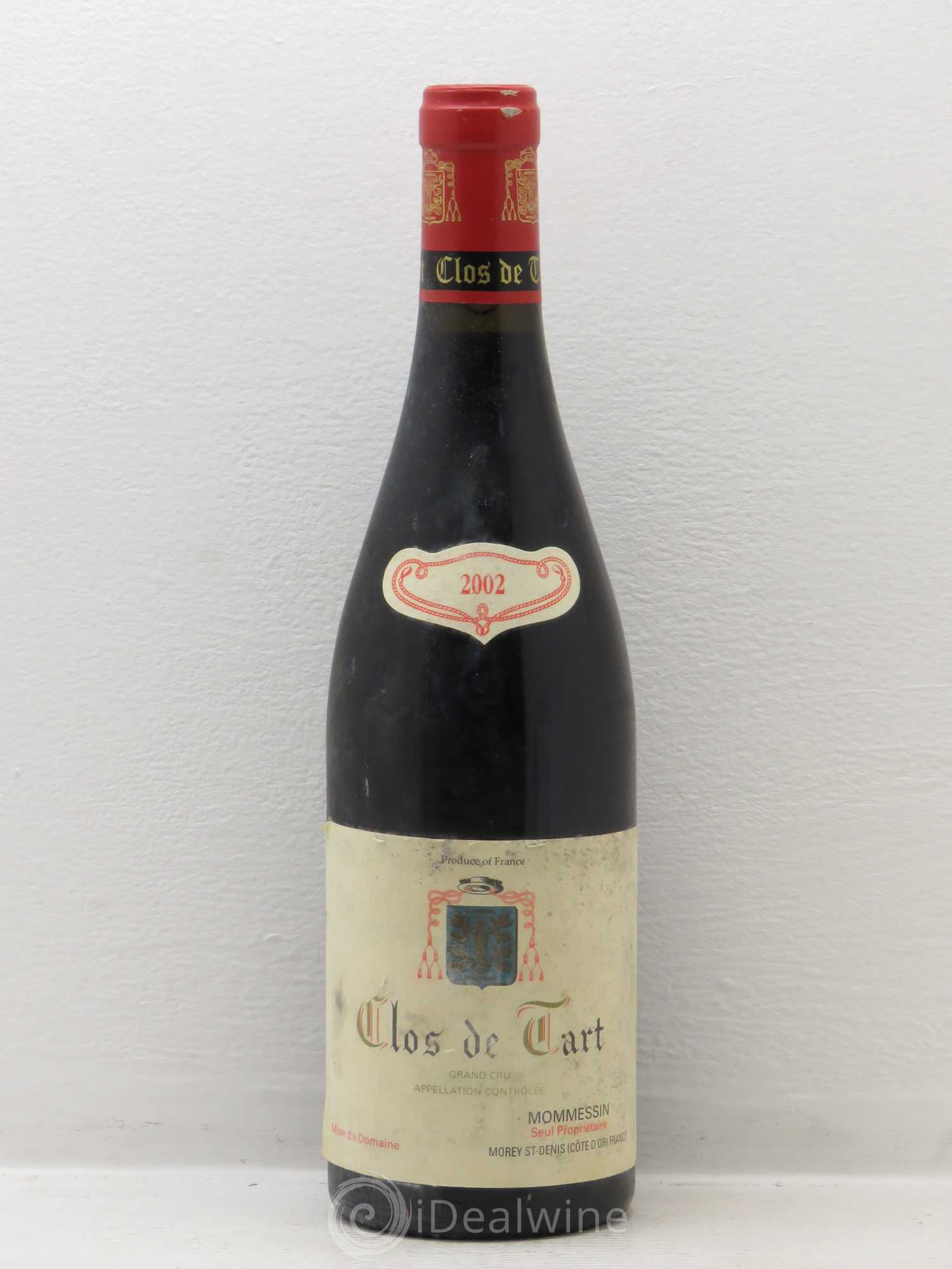 Clos de Tart Grand Cru Clos de Tart 2002 - Lot de 1 bouteille - 0