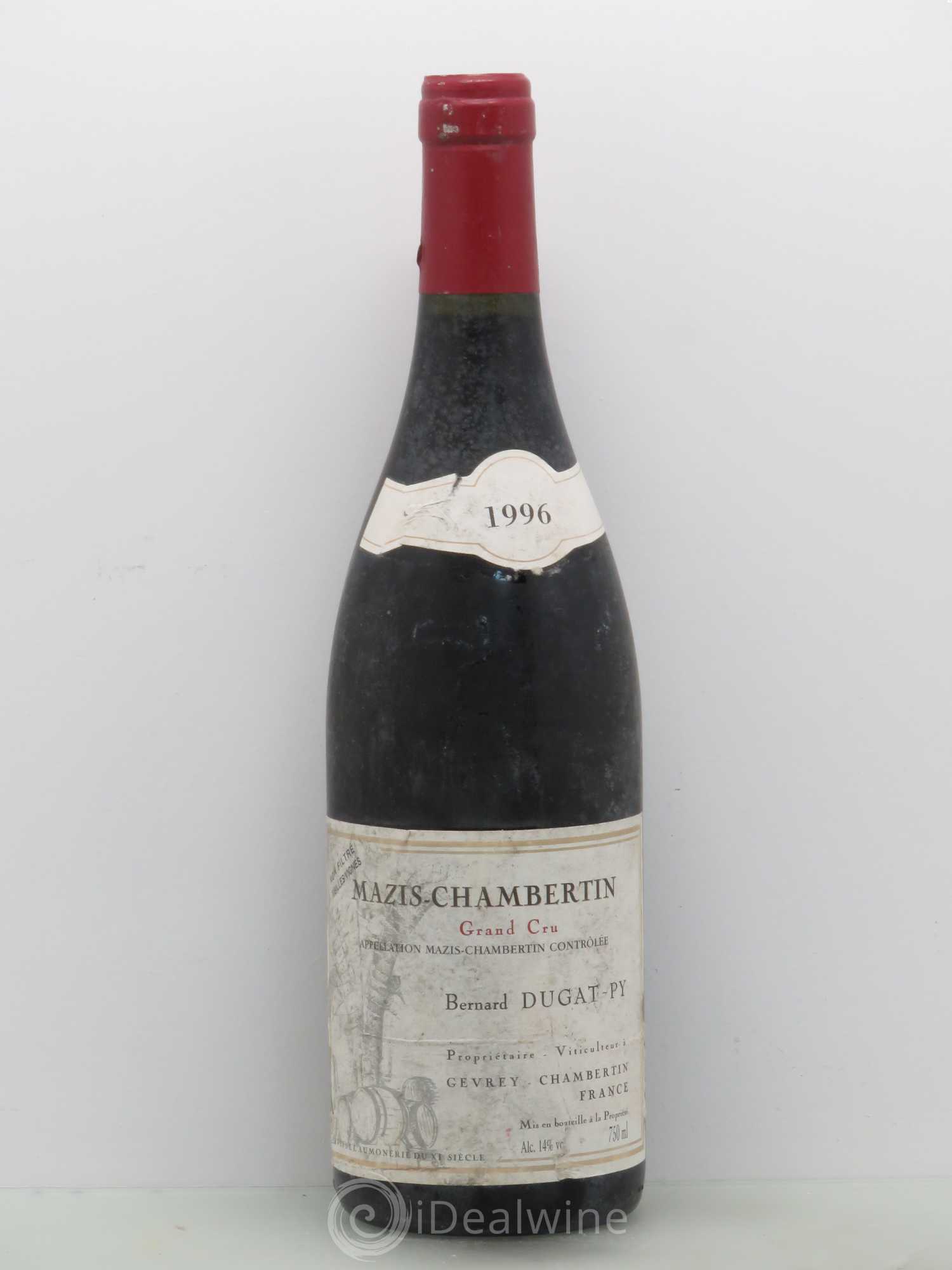 Mazis-Chambertin Grand Cru Vieilles Vignes Dugat-Py 1996 - Lot de 1 bouteille - 0