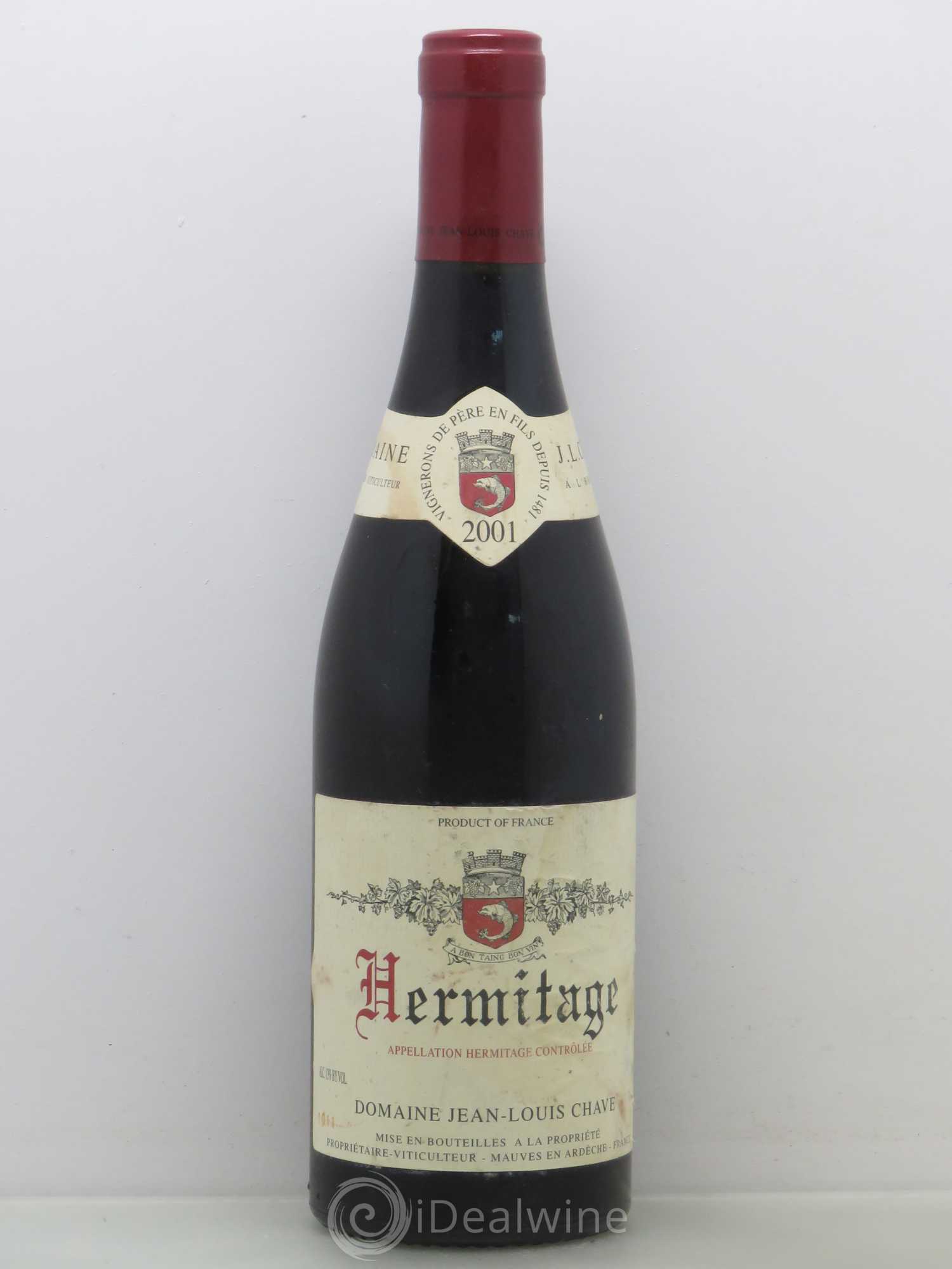 Hermitage Jean-Louis Chave 2001 - Lot de 1 bouteille - 0