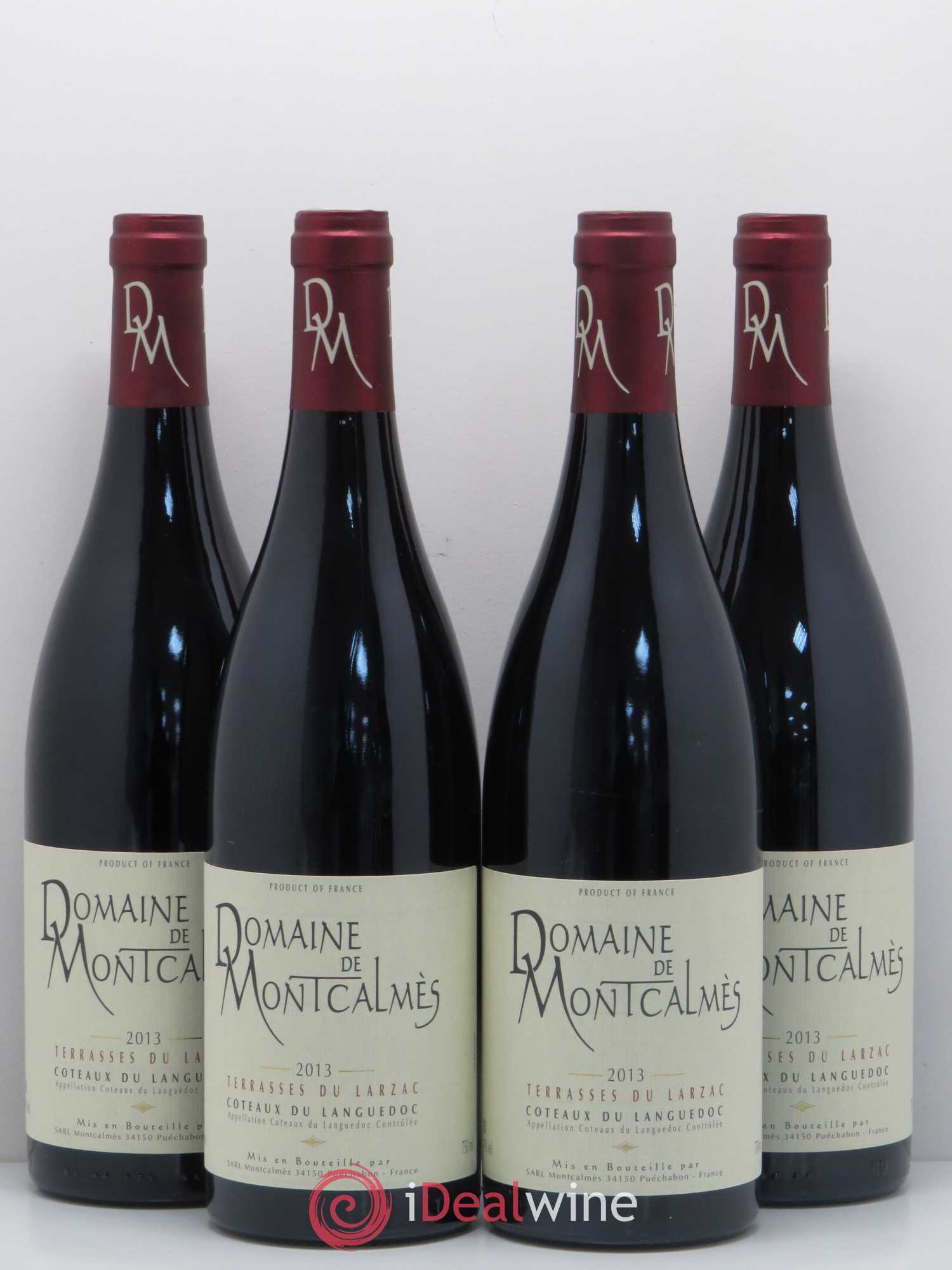 Terrasses du Larzac Domaine de Montcalmès Frédéric Pourtalié 2013 - Lot de 4 bouteilles - 0