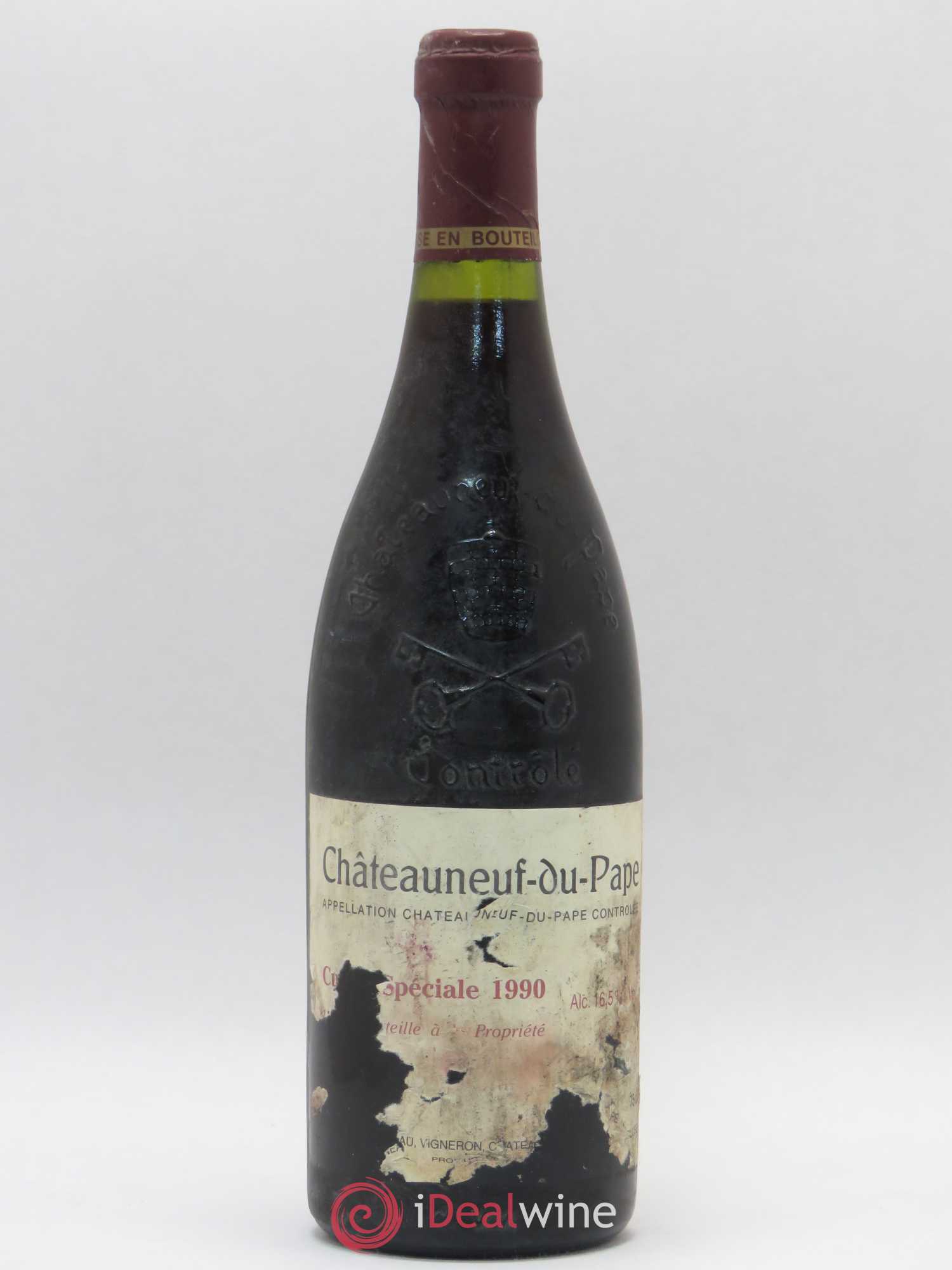 Châteauneuf-du-Pape Cuvée spéciale Henri Bonneau & Fils 1990 - Lot de 1 bouteille - 0