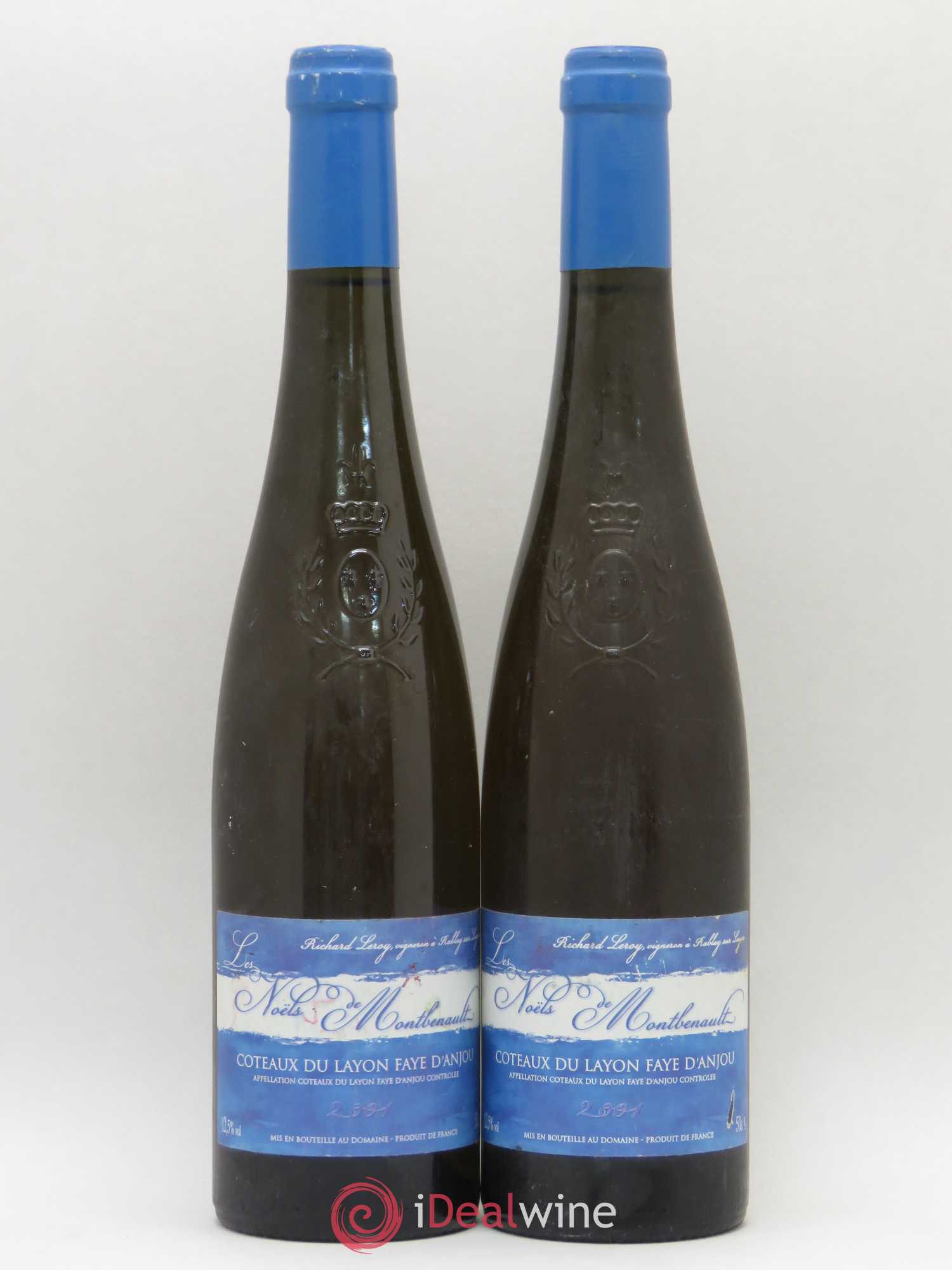 Coteaux du Layon Faye d'Anjou Les Noëls de Montbenault Richard Leroy 2001 - Lotto di 2 bottiglie - 0