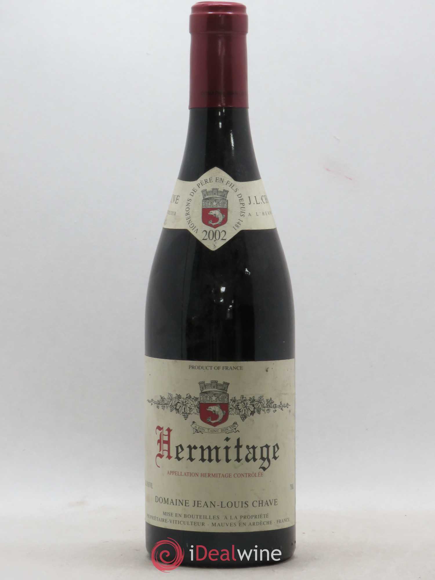 Hermitage Jean-Louis Chave 2002 - Lot de 1 bouteille - 0