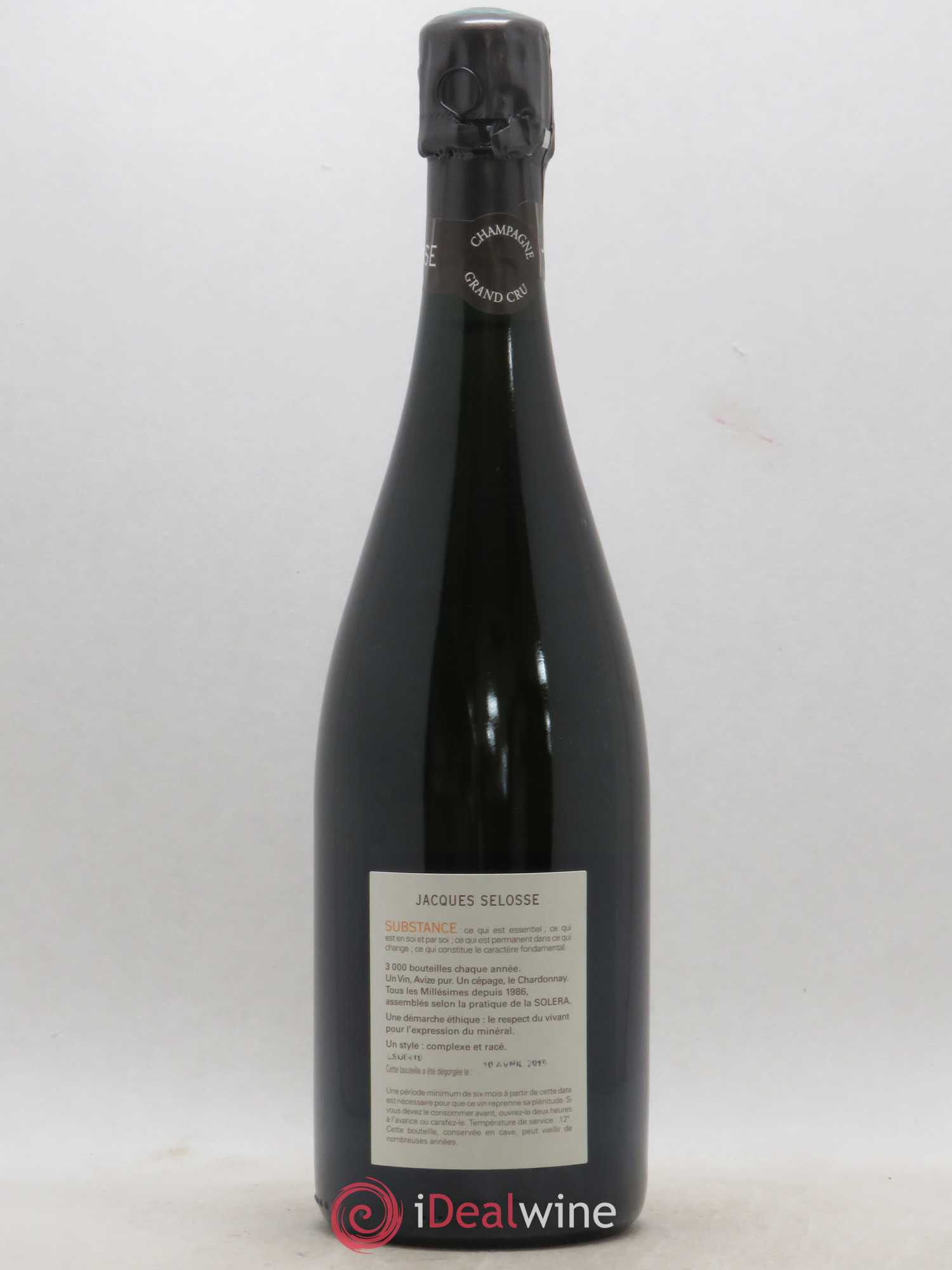Substance Jacques Selosse - Lot de 1 bouteille - 1