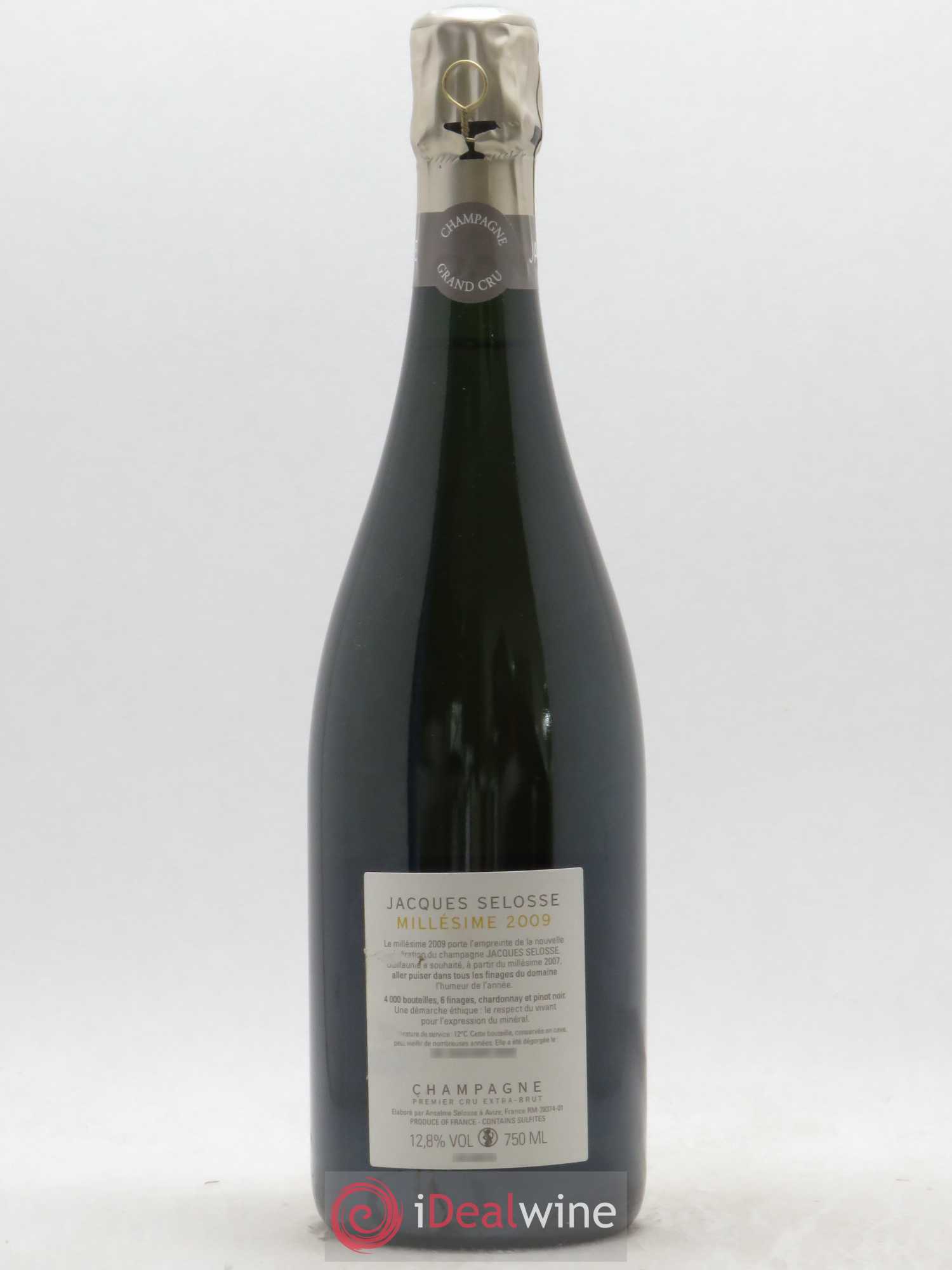 1er Cru Millésimé Extra-Brut Jacques Selosse 2009 - Lot de 1 bouteille - 1