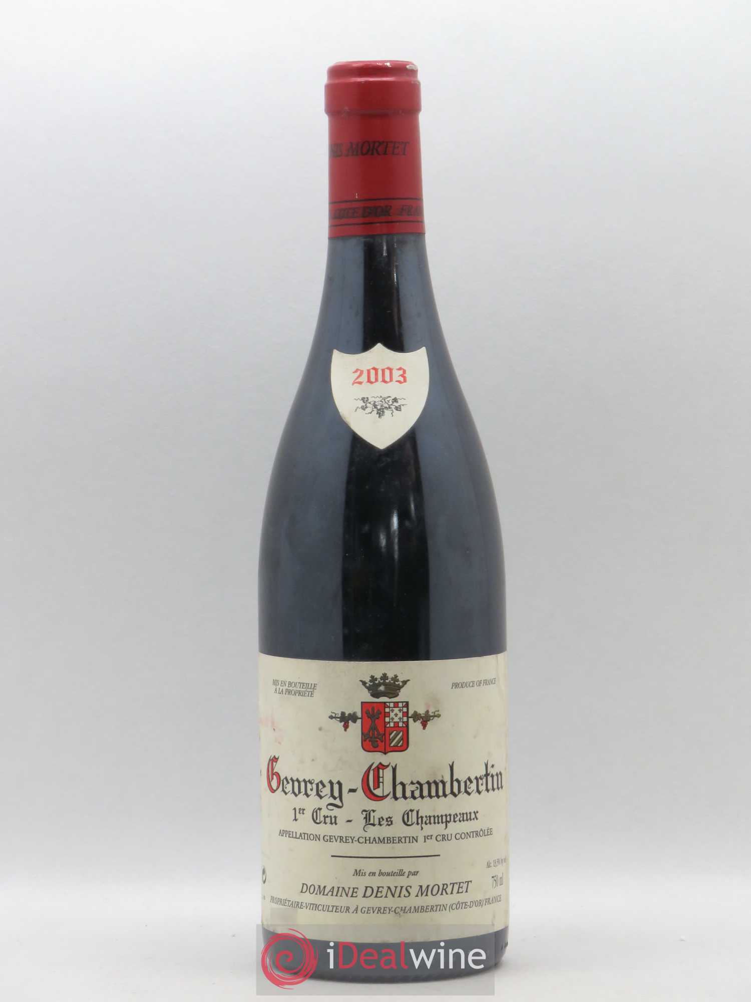 Gevrey-Chambertin 1er Cru Les Champeaux Denis Mortet (Domaine) 2003 - Lot de 1 bouteille - 0