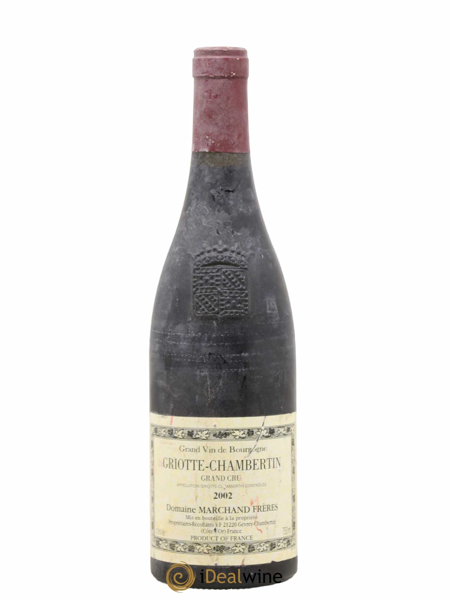 Griotte-Chambertin Grand Cru Marchands Frères 2002 - Lot de 1 bouteille - 0
