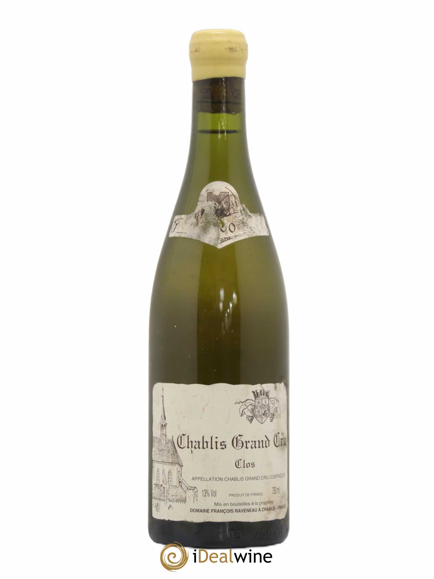 Chablis Grand Cru Clos Raveneau (Domaine) 2000 - Lot de 1 bouteille - 0