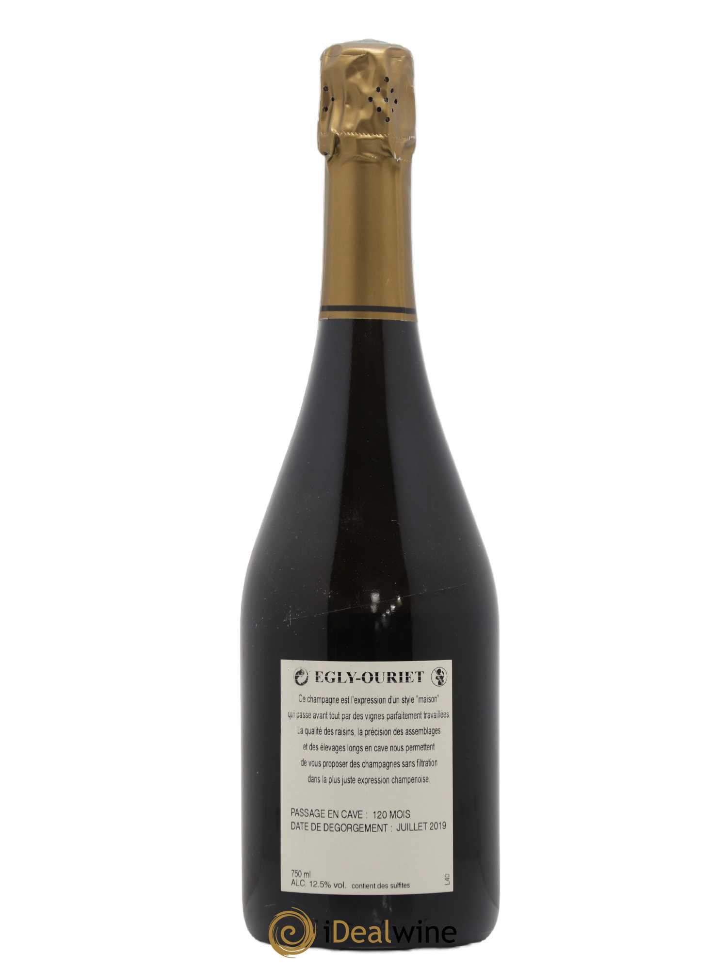 Ambonnay Vieilles Vignes Brut Millésimé Egly-Ouriet 2008 - Lot de 1 bouteille - 1