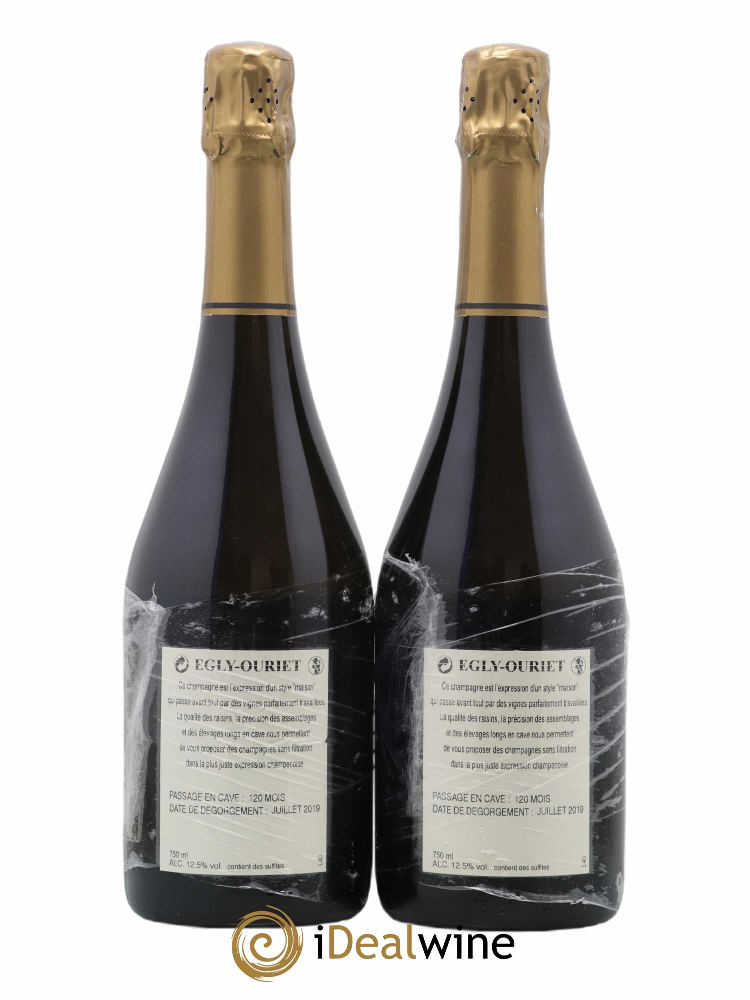 Ambonnay Vieilles Vignes Brut Millésimé Egly-Ouriet 2008 - Lot of 2 bottles - 1