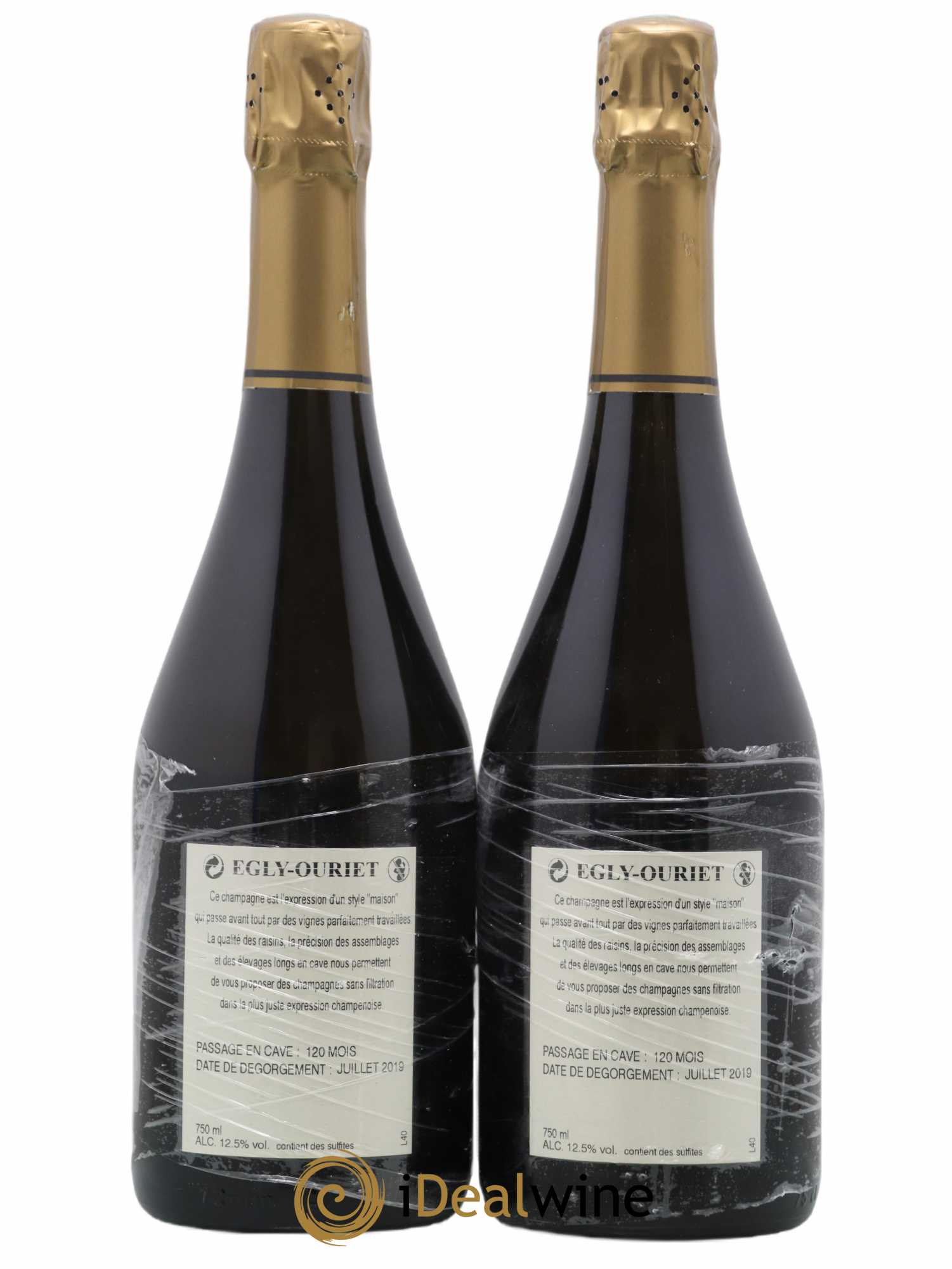 Ambonnay Vieilles Vignes Brut Millésimé Egly-Ouriet 2008 - Lot of 2 bottles - 1