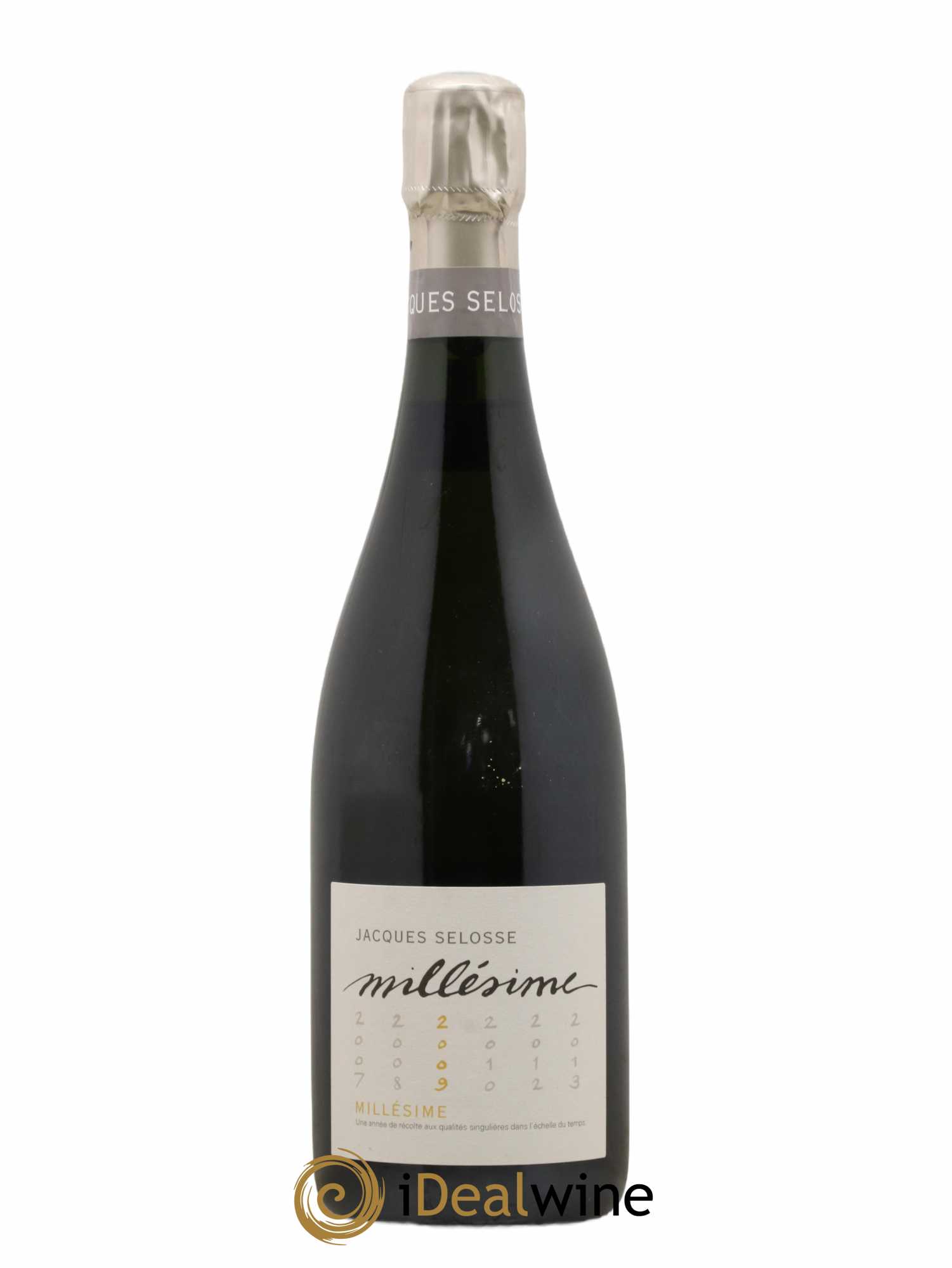 1er Cru Millésimé Extra-Brut Jacques Selosse 2009 - Lot de 1 bouteille - 0