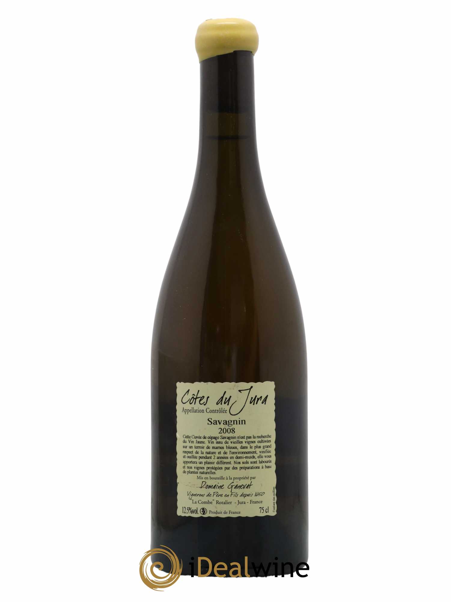 Côtes du Jura Les Chalasses Marnes Bleues Jean-François Ganevat (Domaine) 2008 - Lot de 1 bouteille - 1