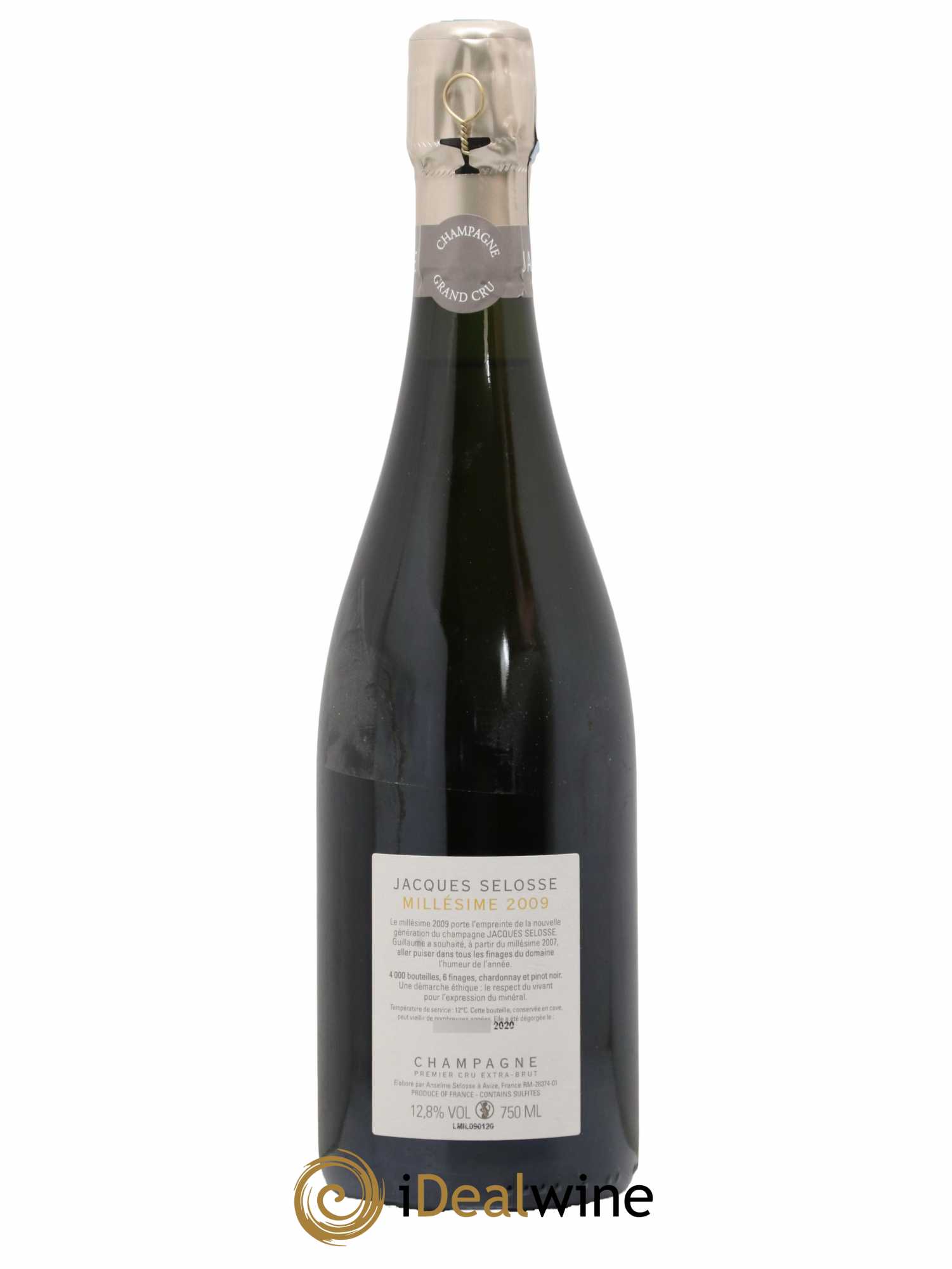 1er Cru Millésimé Extra-Brut Jacques Selosse 2009 - Lot de 1 bouteille - 1