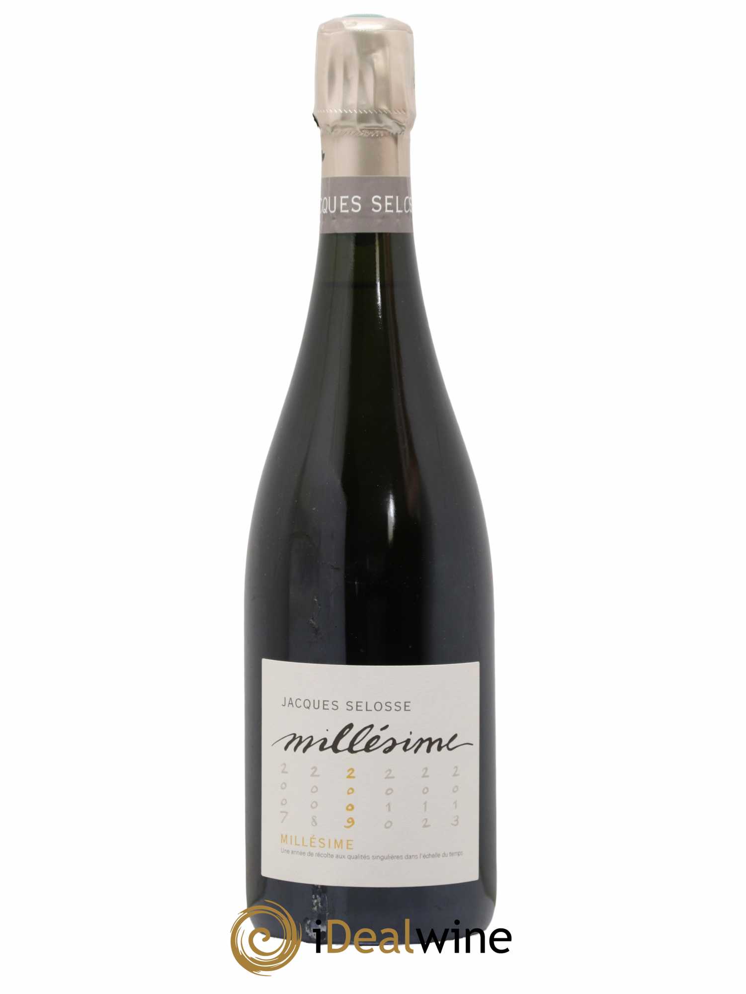 1er Cru Millésimé Extra-Brut Jacques Selosse 2009 - Lot de 1 bouteille - 0