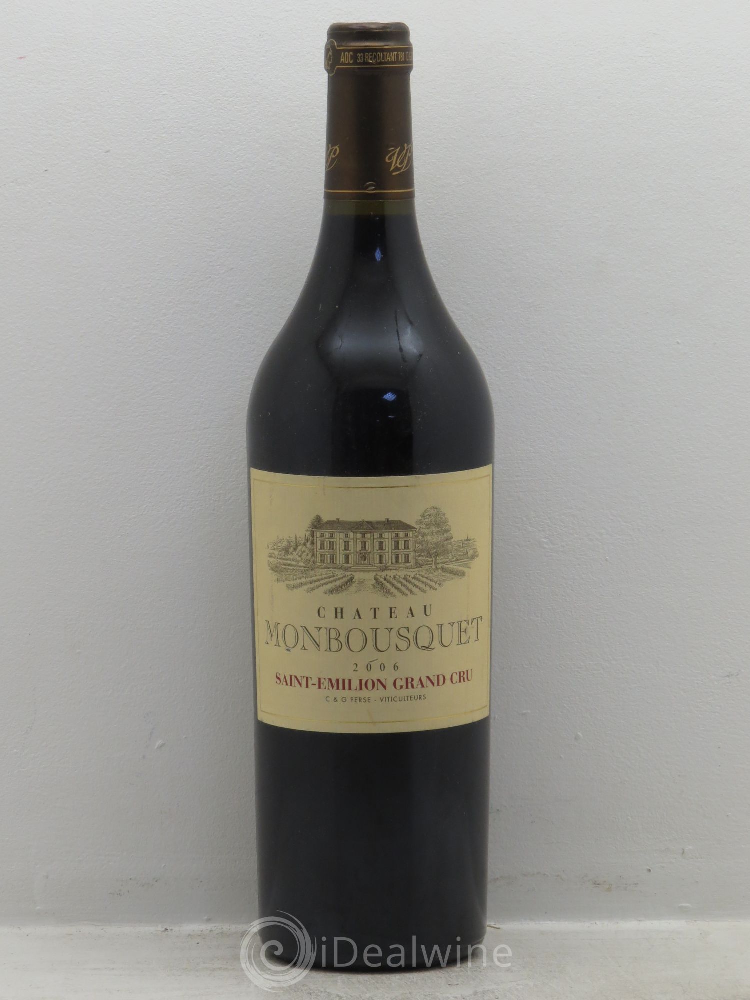 Château Monbousquet Grand Cru Classé 2006 - Lot de 1 bouteille - 0