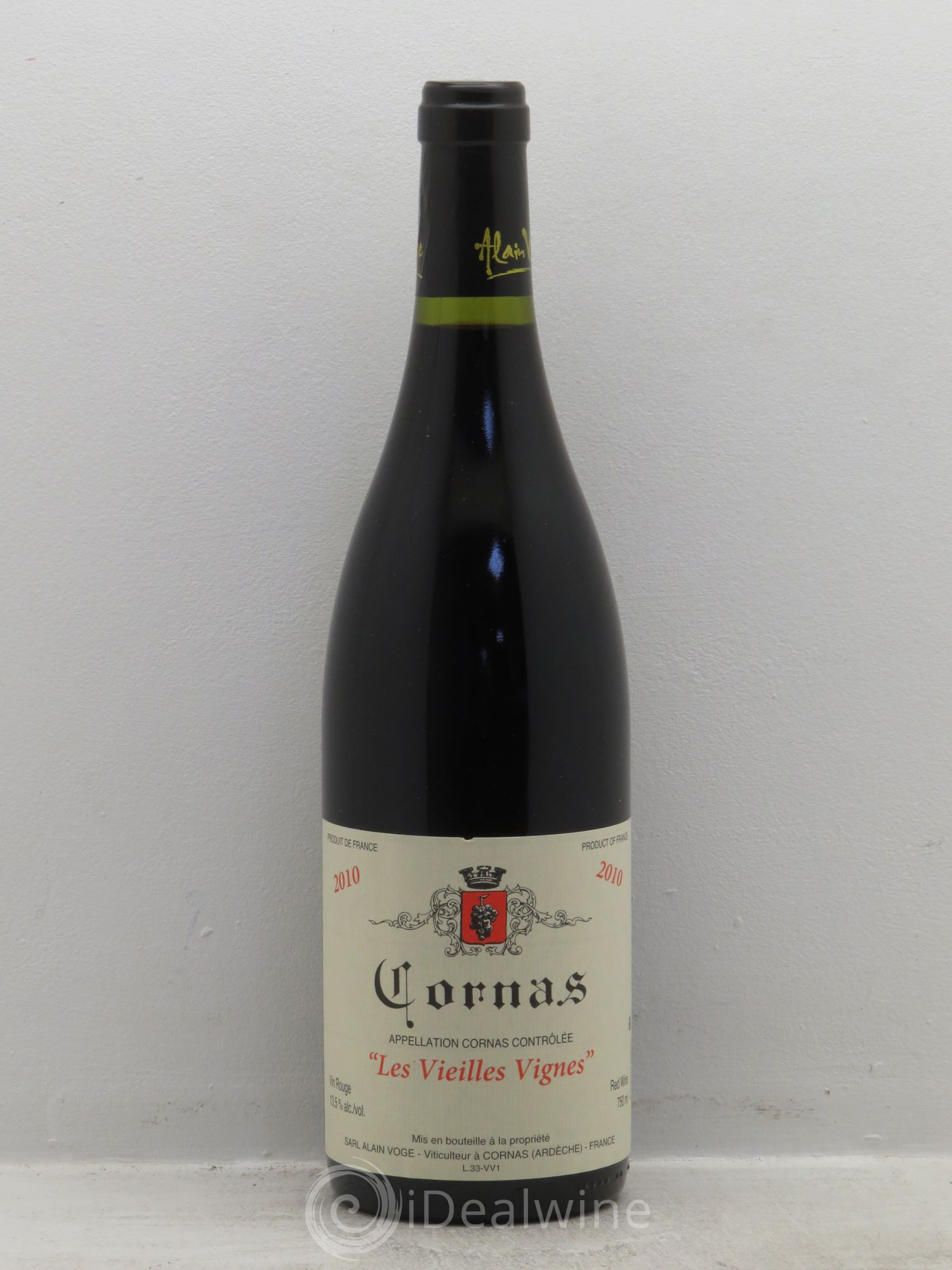 Cornas Les Vieilles Vignes Alain Voge (Domaine) 2010 - Lot de 1 bouteille - 0