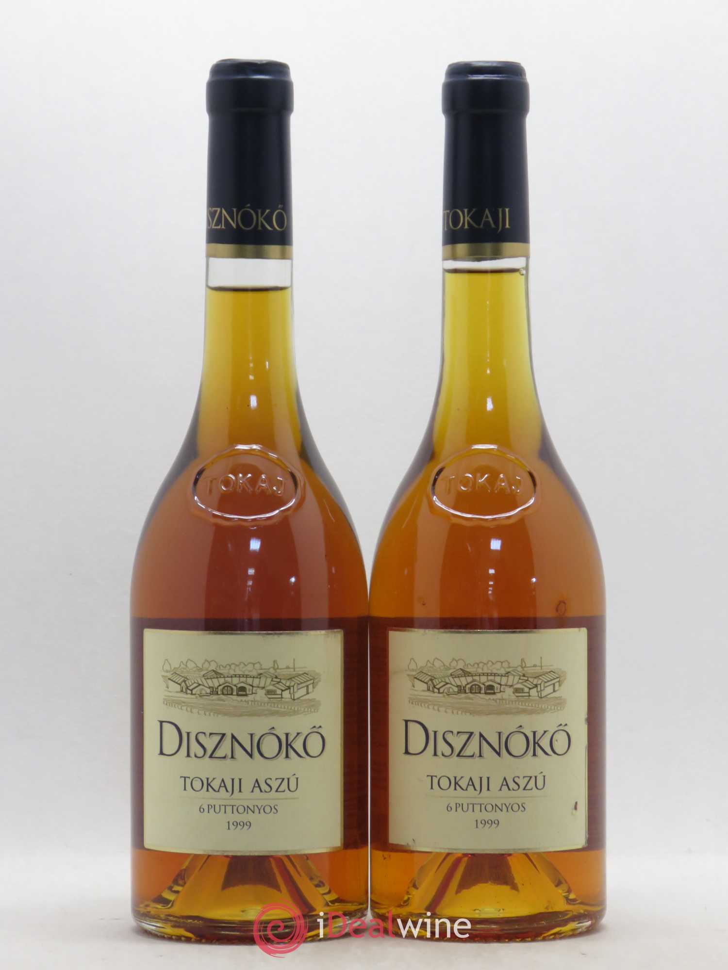 Tokaji Aszu 6 Puttonyos Disznoko (Domaine) 1999 - Lotto di 2 bottiglie - 0