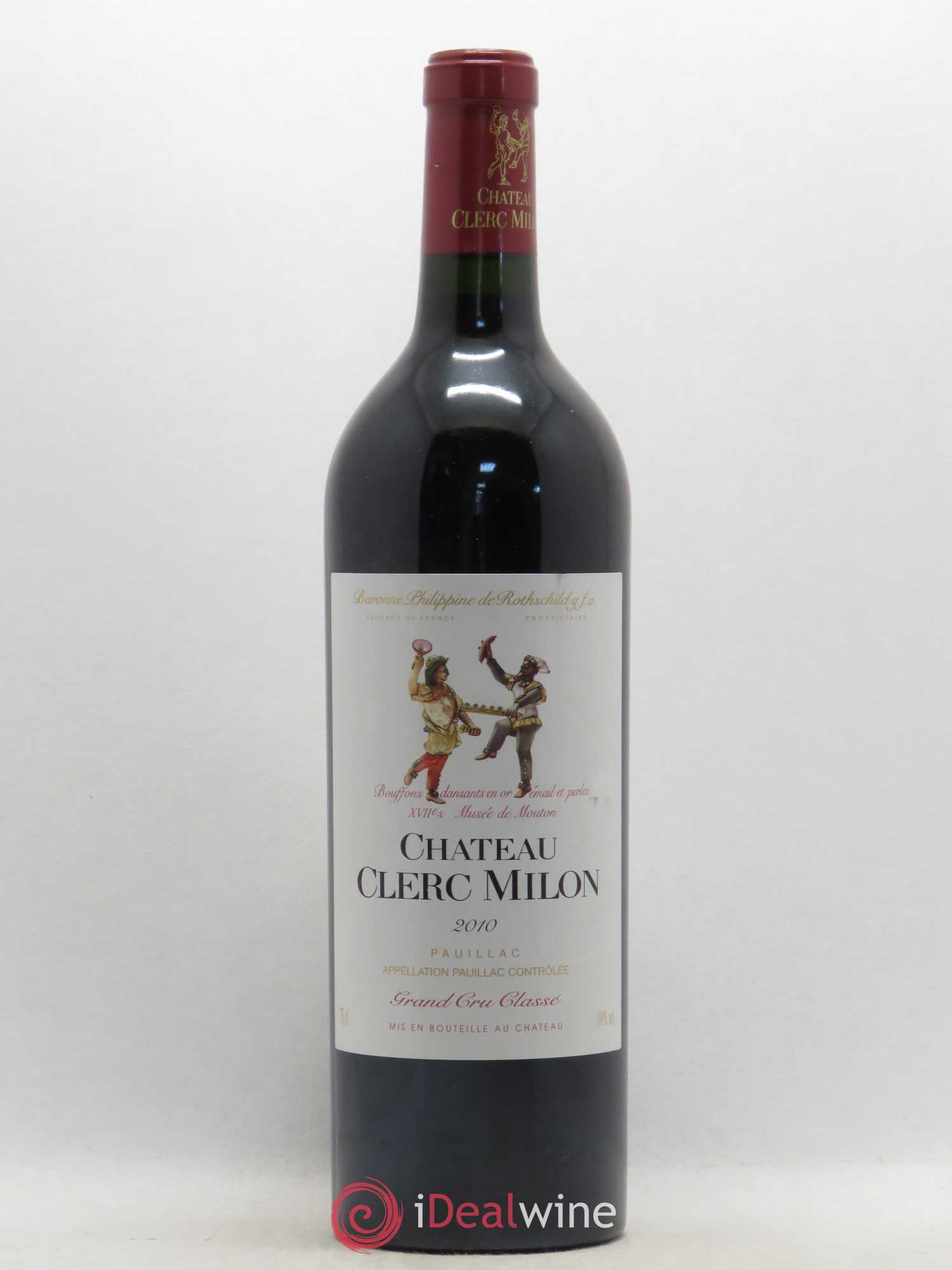 Château Clerc Milon 5ème Grand Cru Classé 2010 - Lot de 1 bouteille - 0