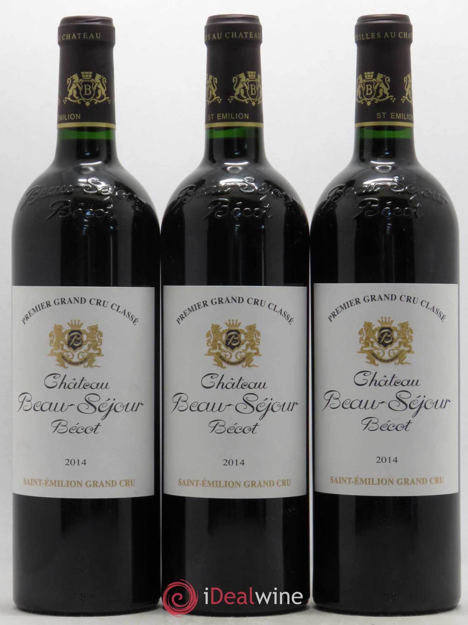 Château Beau-Séjour Bécot 1er Grand Cru Classé B 2014 - Lot de 3 bouteilles - 0