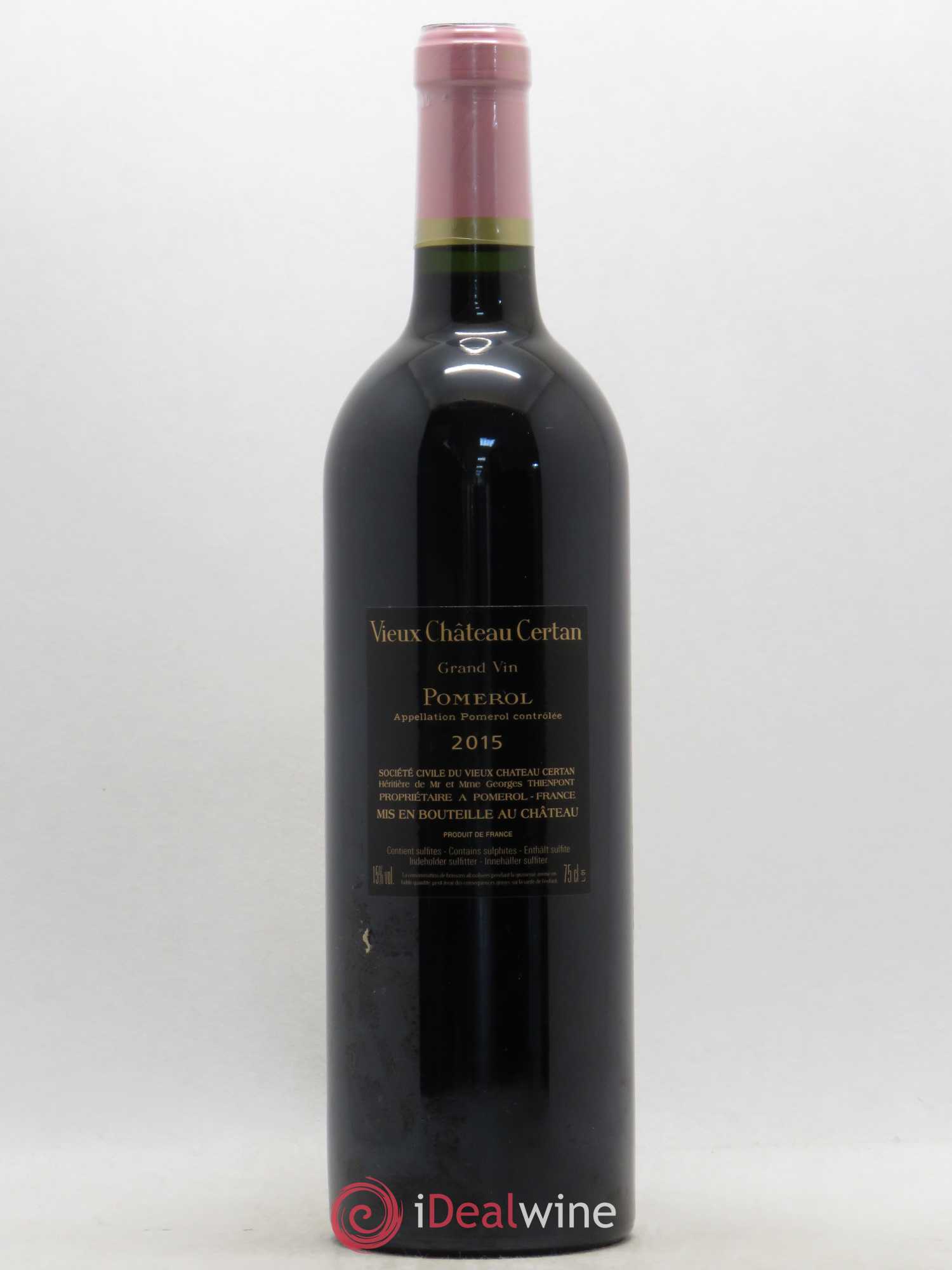Vieux Château Certan 2015 - Lot de 1 bouteille - 1