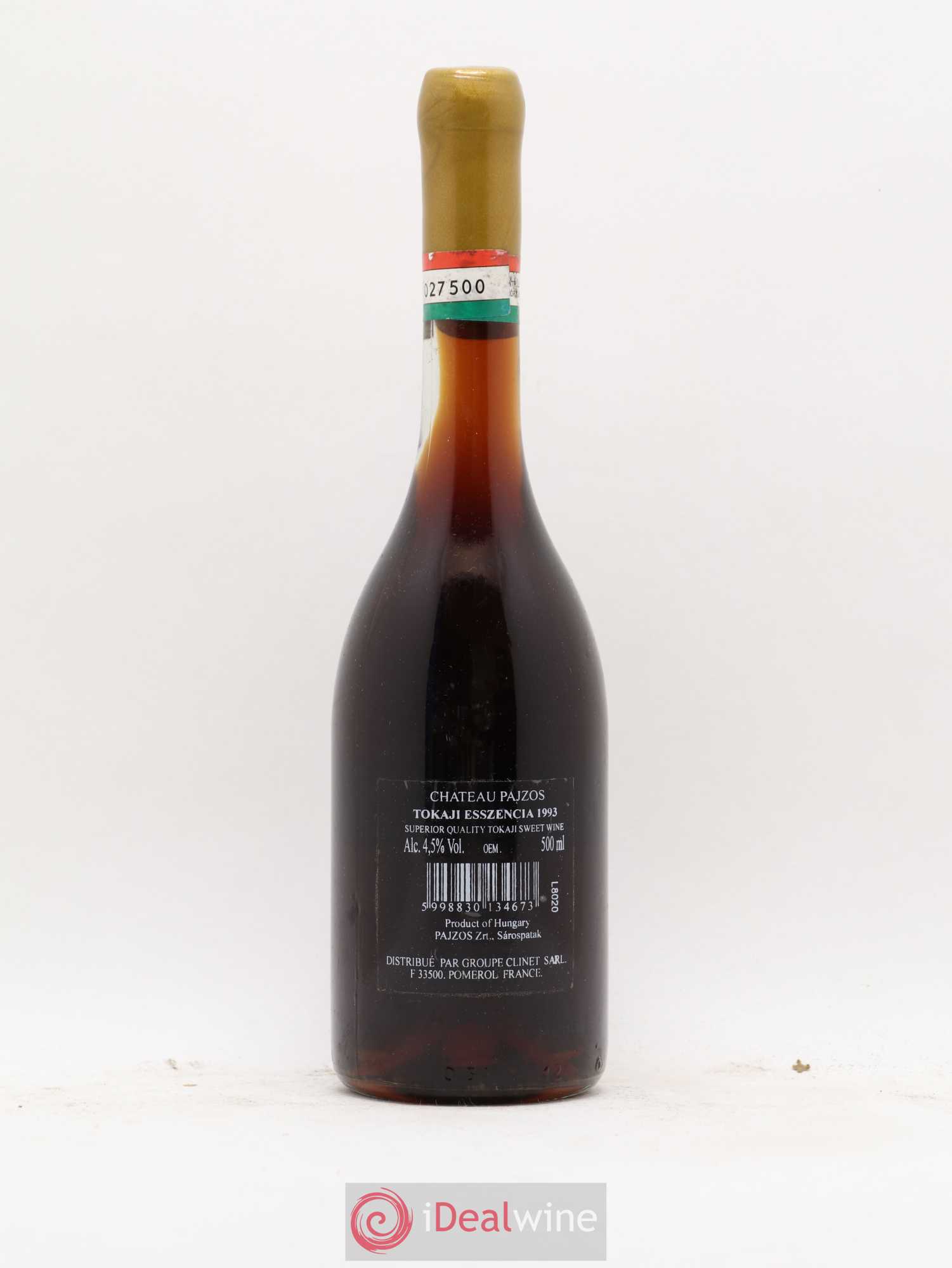 Tokaji Eszencia Pajzos 50Cl 1993 - Posten von 1 Flasche - 1