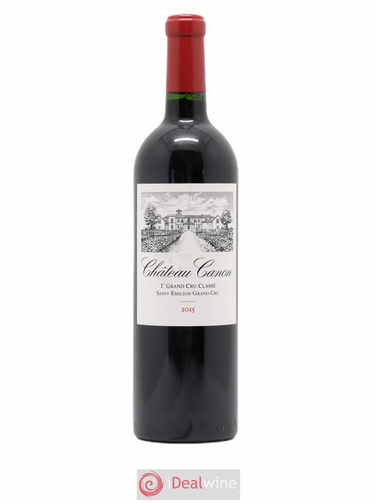 Château Canon 1er Grand Cru Classé B 2015 - Lot de 1 bouteille - 0