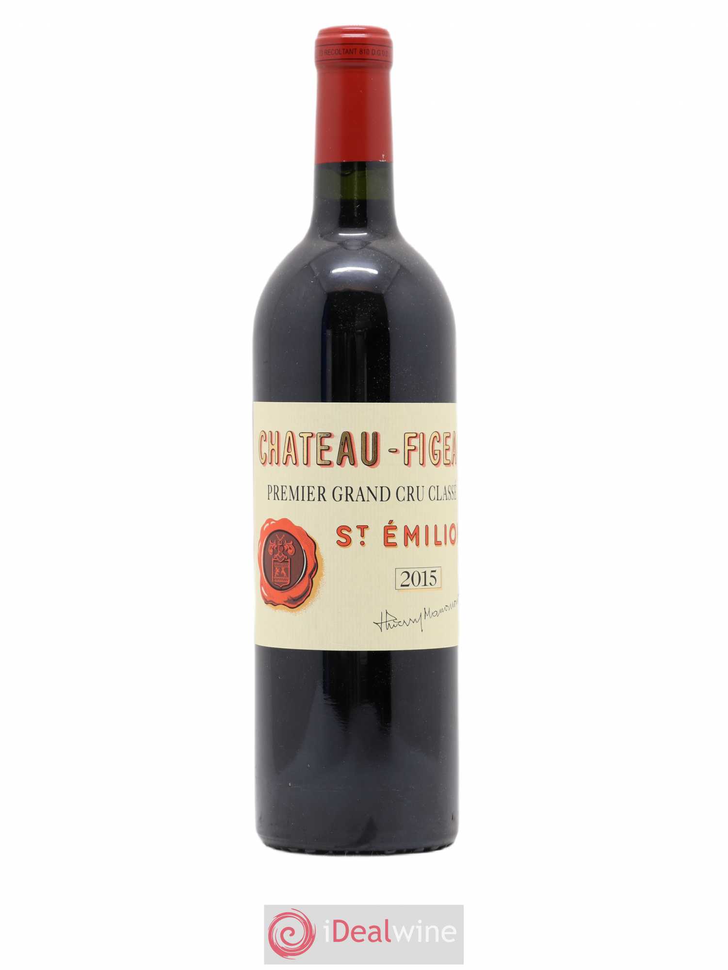 Château Figeac 1er Grand Cru Classé A 2015 - Lot de 1 bouteille - 0